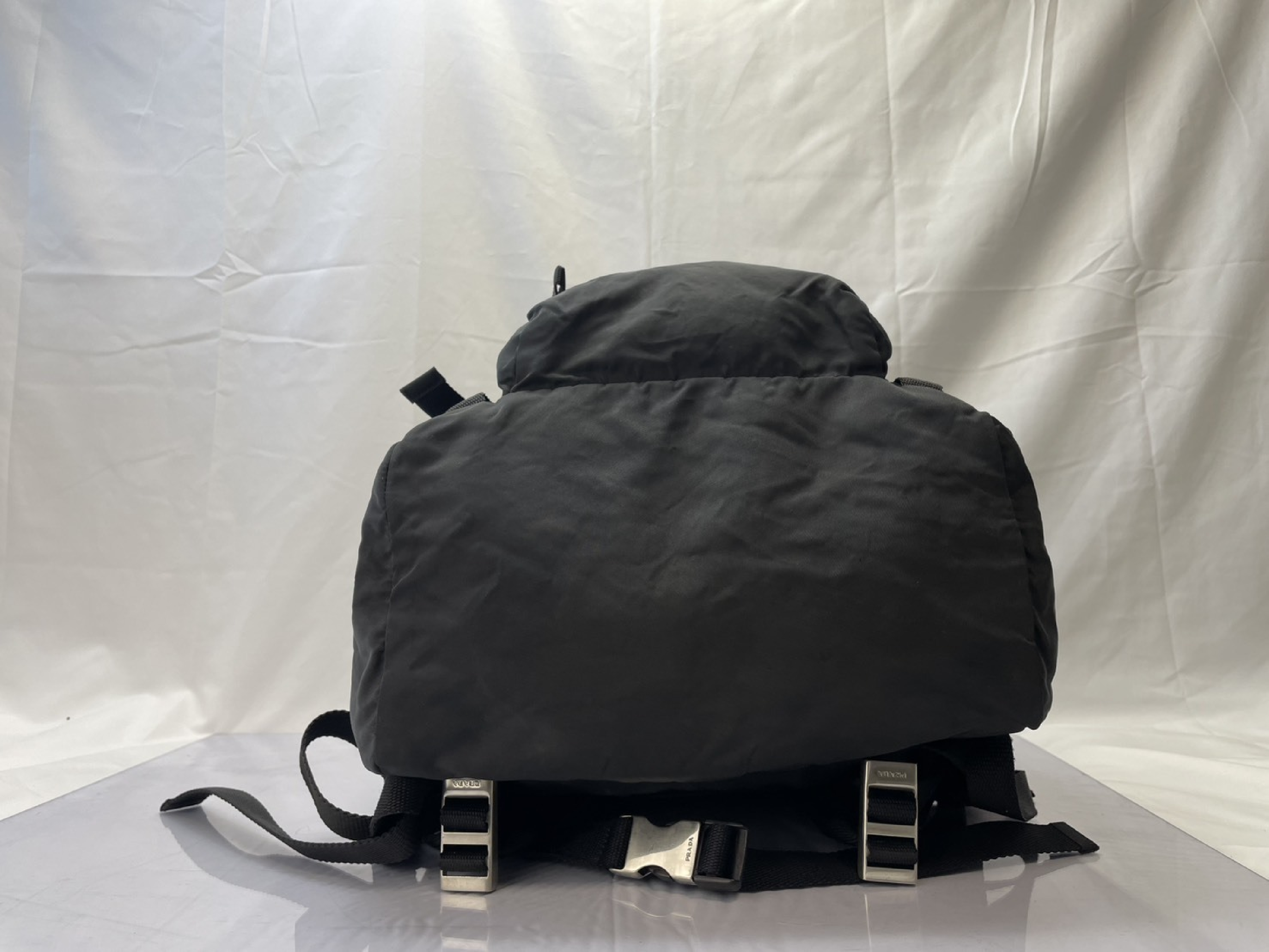 Backpack, Prada Backpack V135 Black Rucksack — view 6