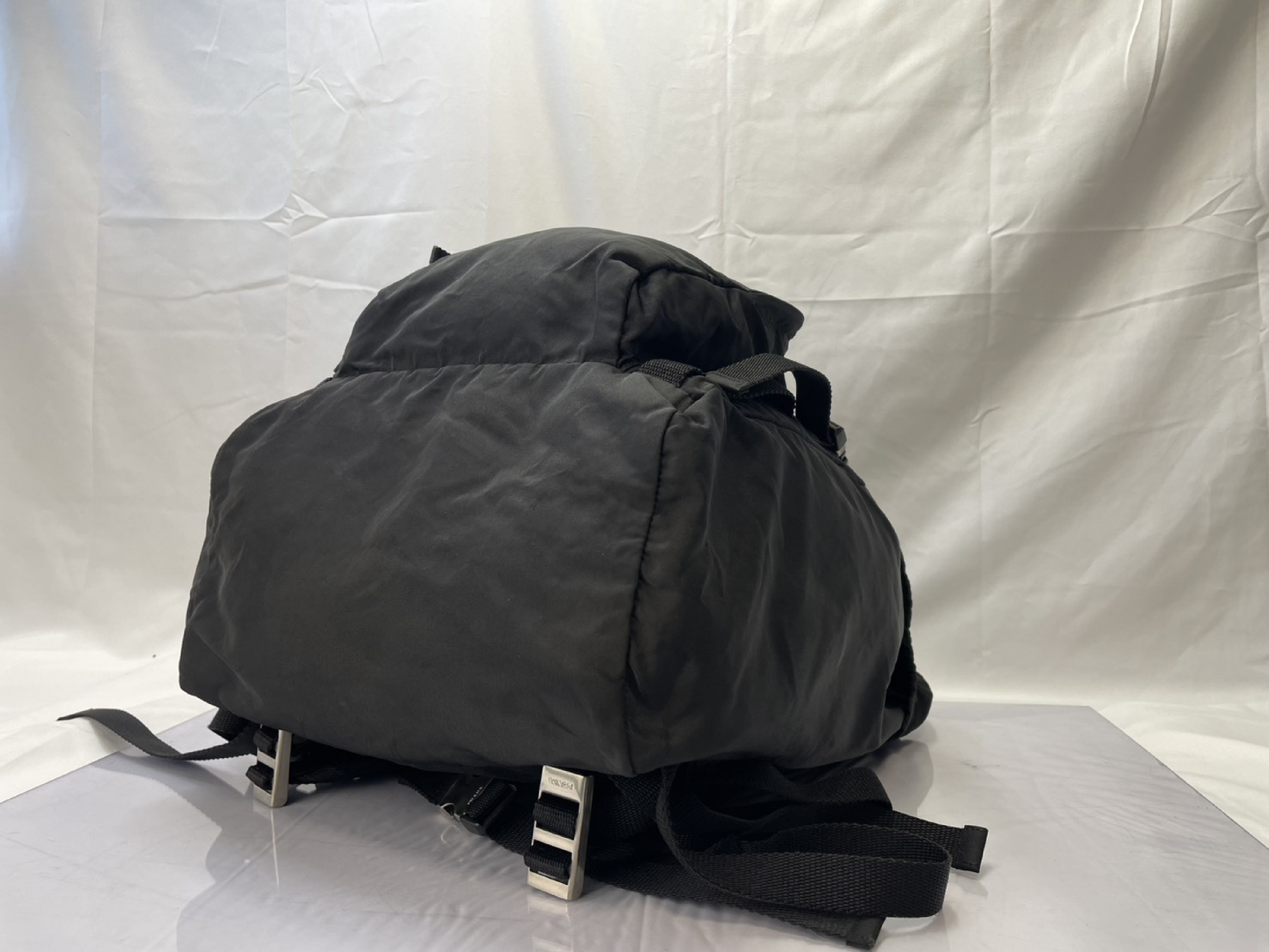 Backpack, Prada Backpack V135 Black Rucksack — view 7