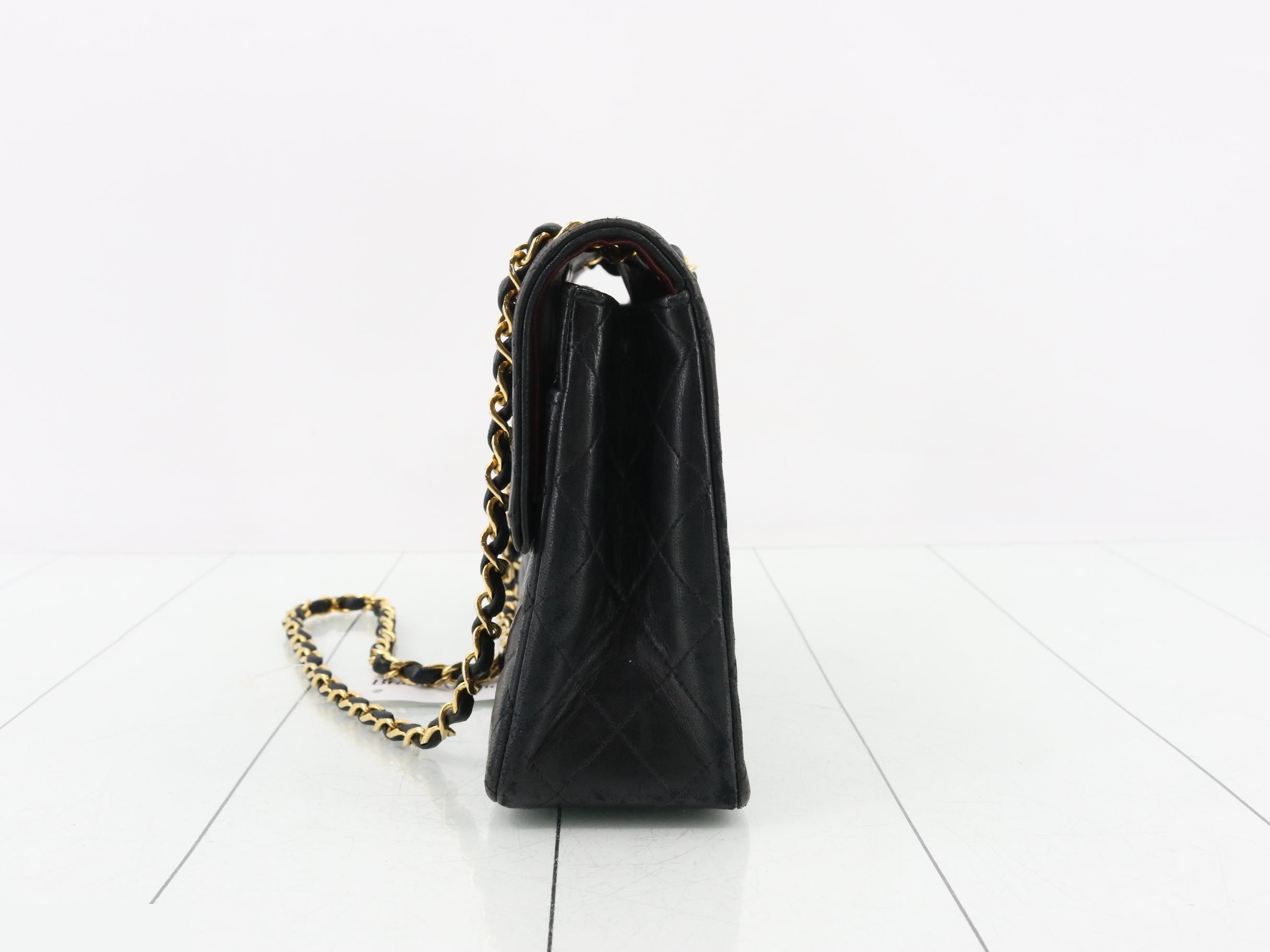 Matelassé Chain Shoulder Bag — view 3