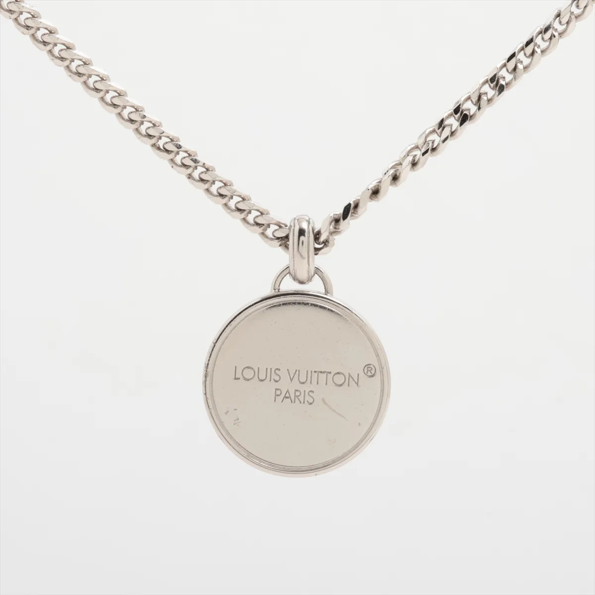M02446 Damier Table LE4265 Necklace GP Silver — view 2