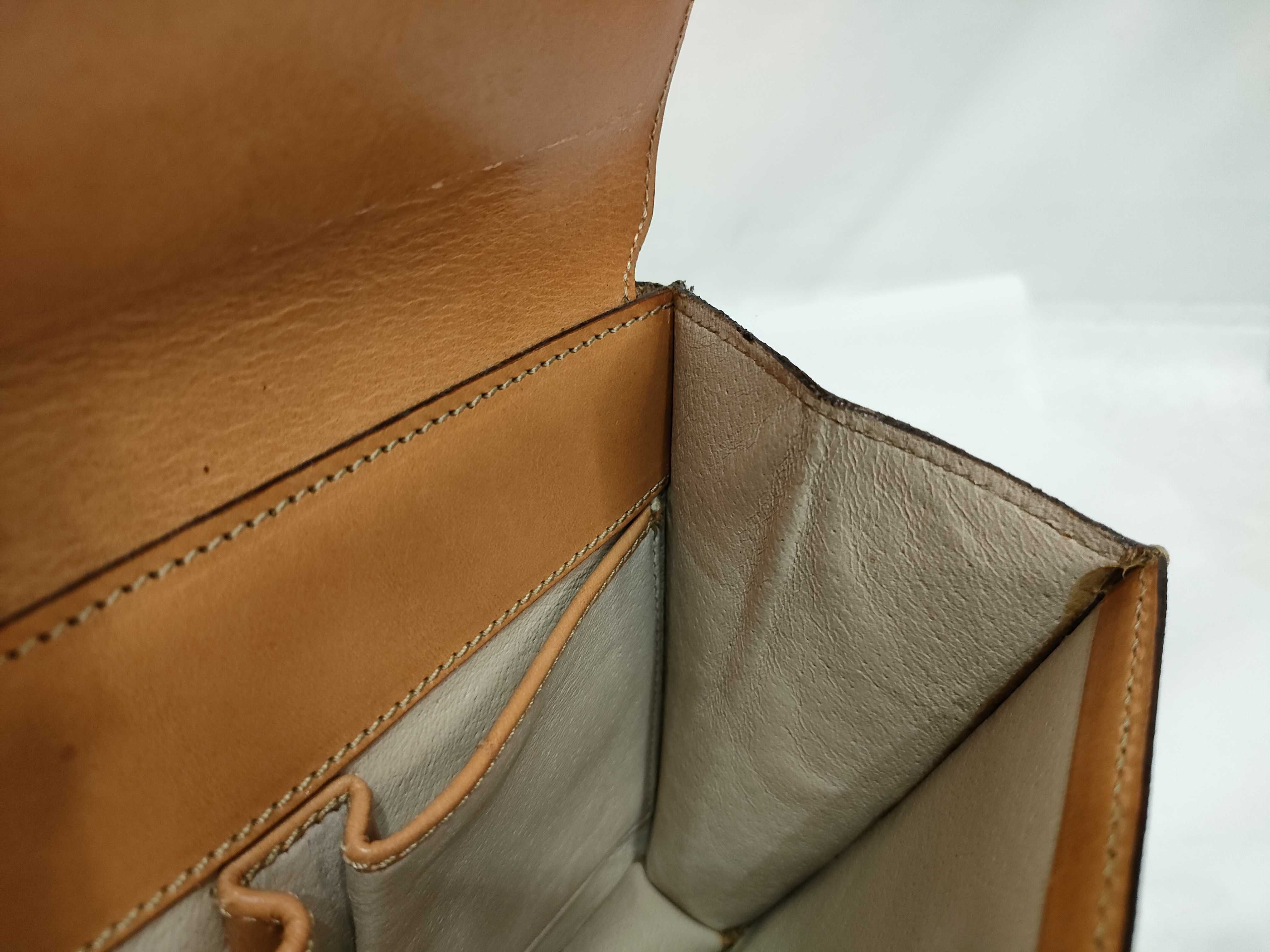 Gancini Macadam PVC 2-Way Handbag, Brown — view 14