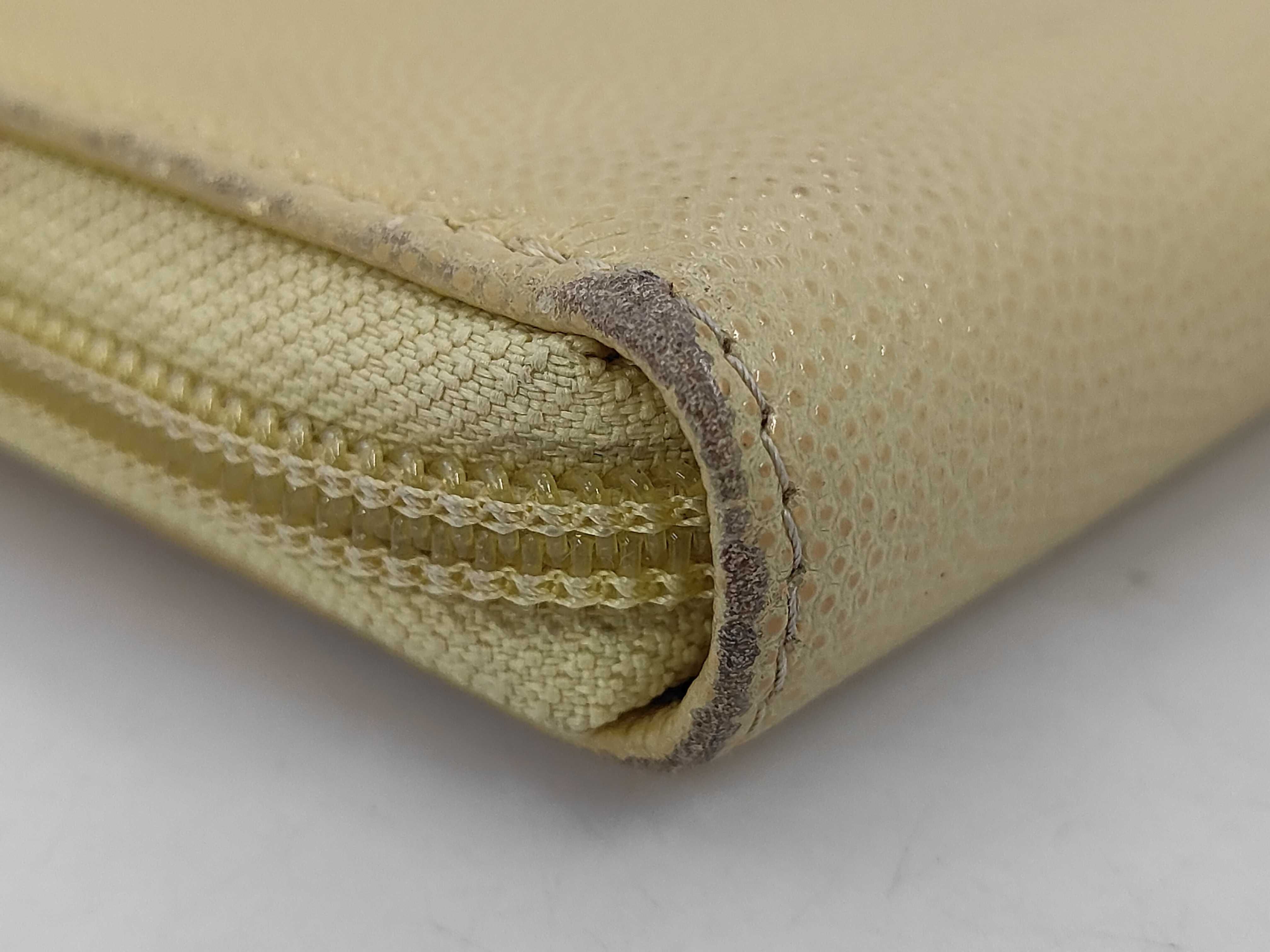 Coco Mark Caviar Skin Yellow Wallet — view 3
