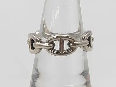 925 Silver Chaine d'Ancre Ring