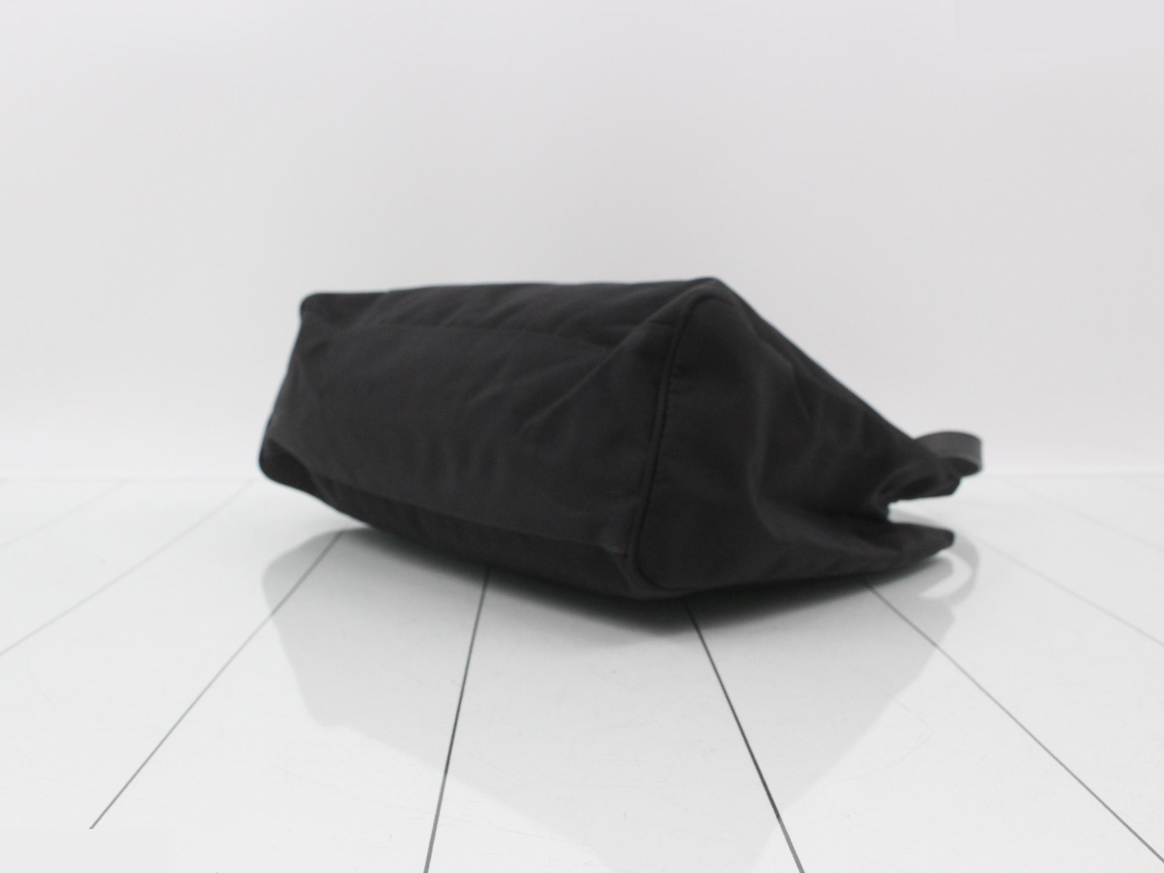 Nylon FF Logo Tote Bag, Black — view 6