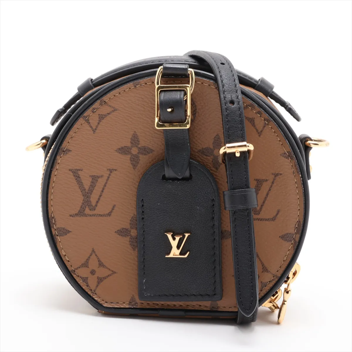 Monogram Reverse Mini Boite Chapeau M68276 Brown