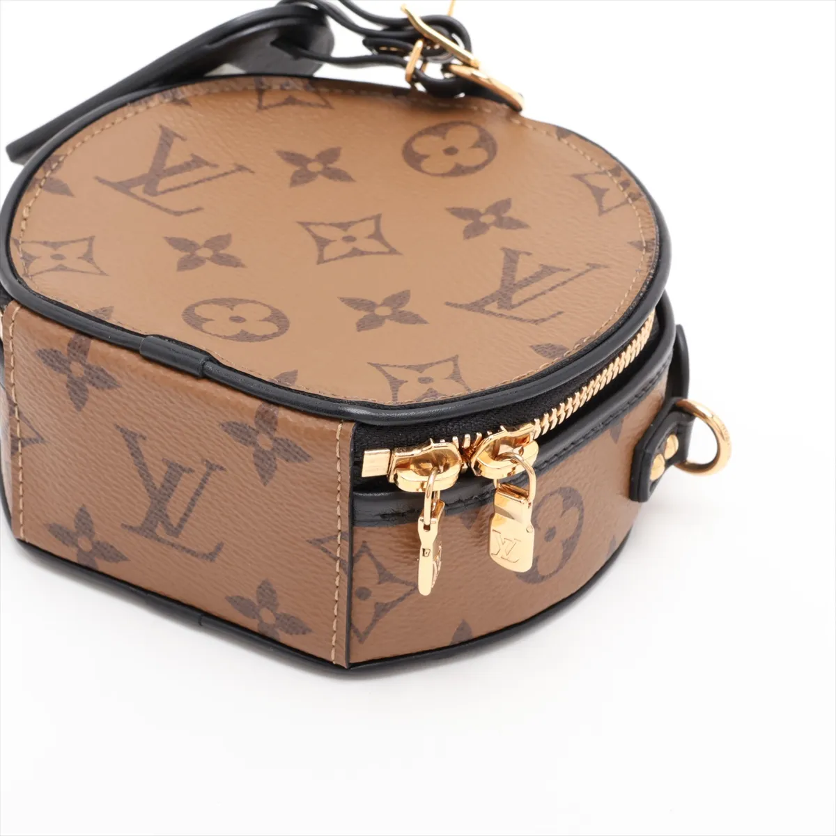 Monogram Reverse Mini Boite Chapeau M68276 Brown — view 3