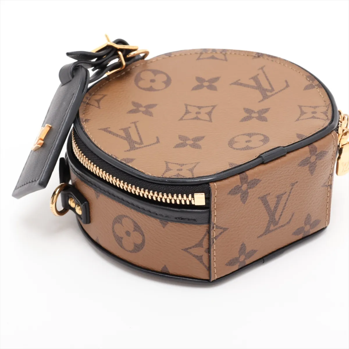 Monogram Reverse Mini Boite Chapeau M68276 Brown — view 4