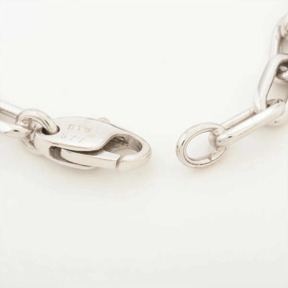 Spartacus Diamond Charm Bracelet 750(WG) 19.5g N19577 919624 878237 Clasp gap Part of plating — view 4