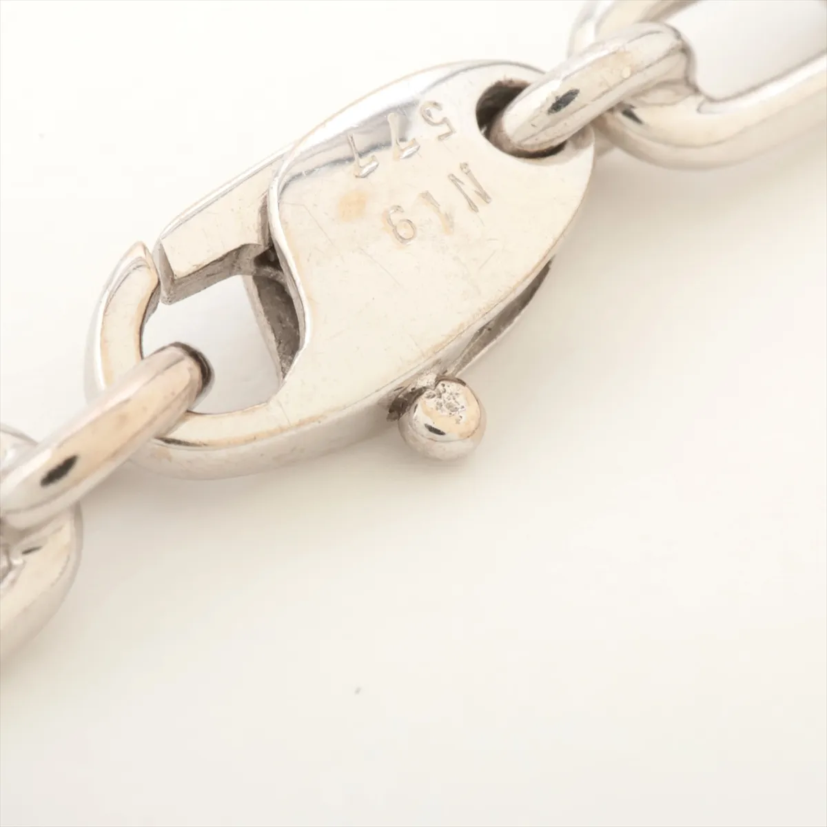 Spartacus Diamond Charm Bracelet 750(WG) 19.5g N19577 919624 878237 Clasp gap Part of plating — view 6
