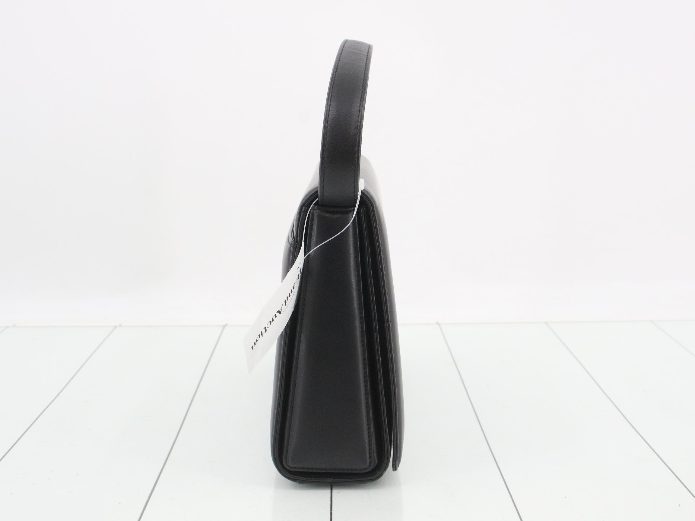 One-shoulder bag, black, leather — view 4