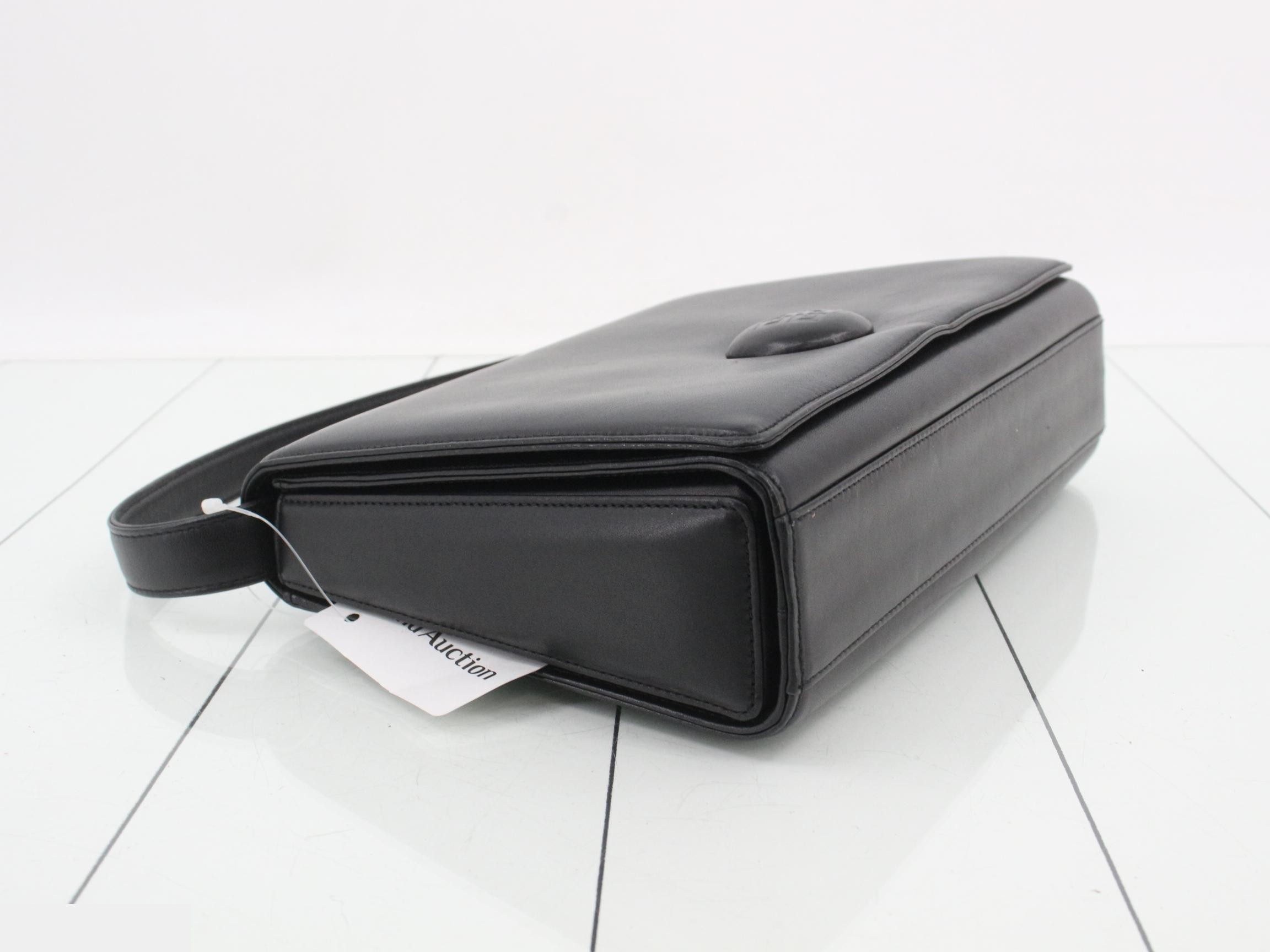 One-shoulder bag, black, leather — view 5