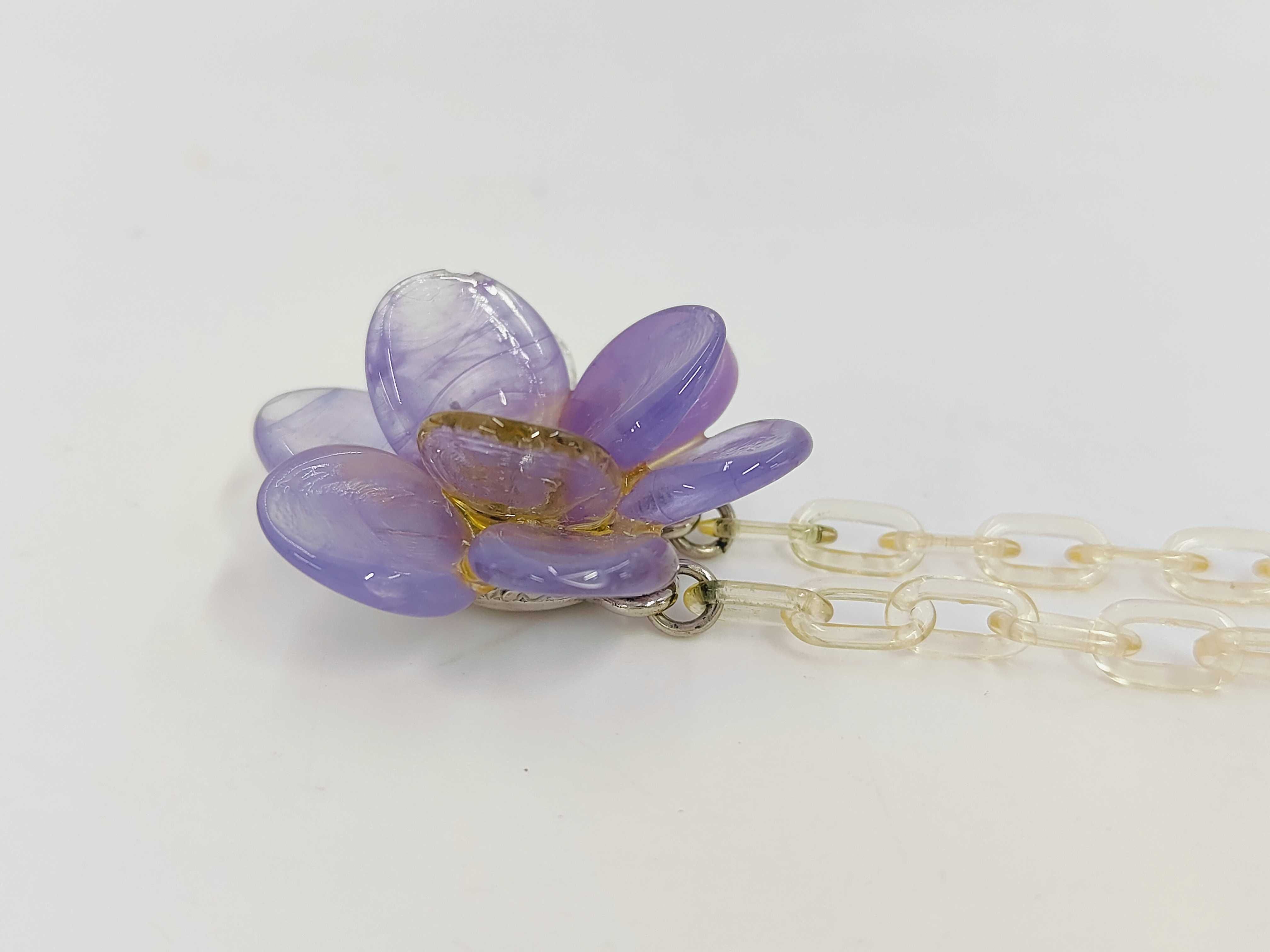 Chain Necklace Flower Necklace — view 2