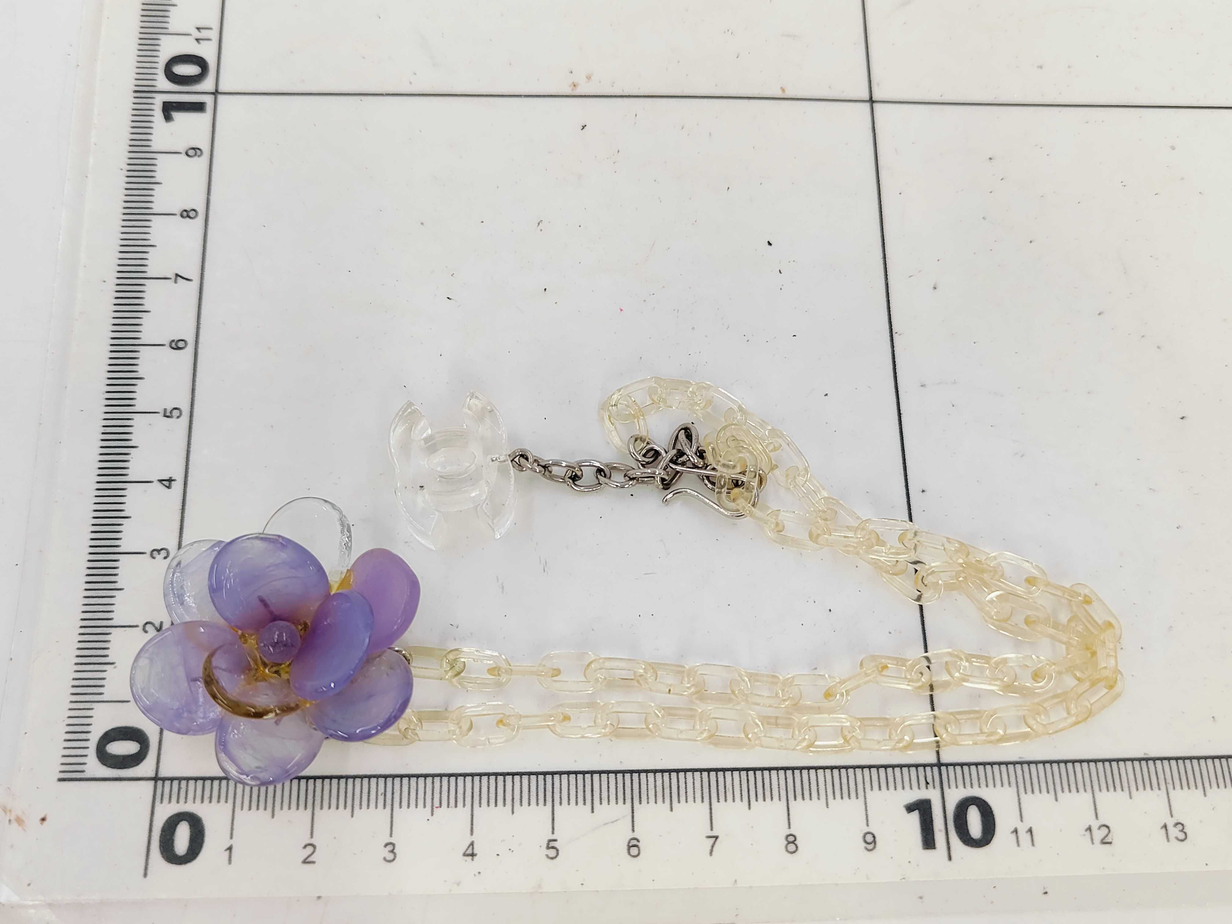 Chain Necklace Flower Necklace — view 7