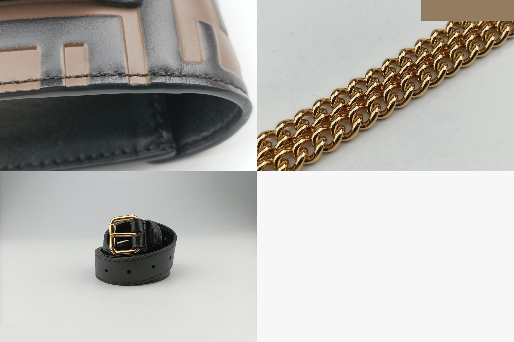 F is Leather Brown x Black — view 11