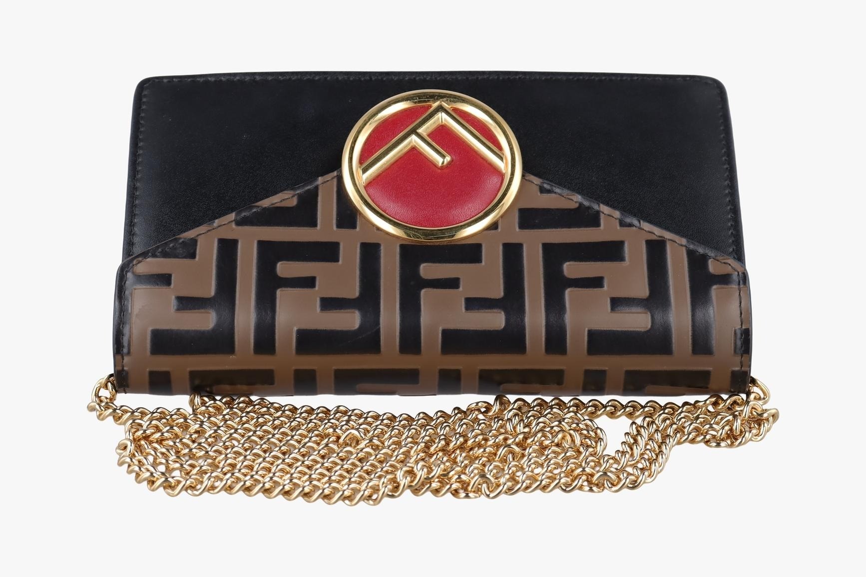 F is Leather Brown x Black — view 5