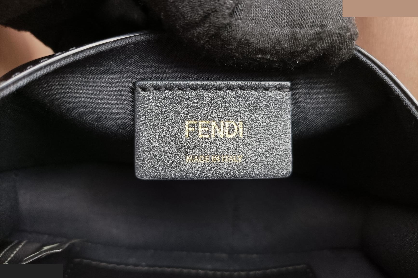 F is Leather Brown x Black — view 7