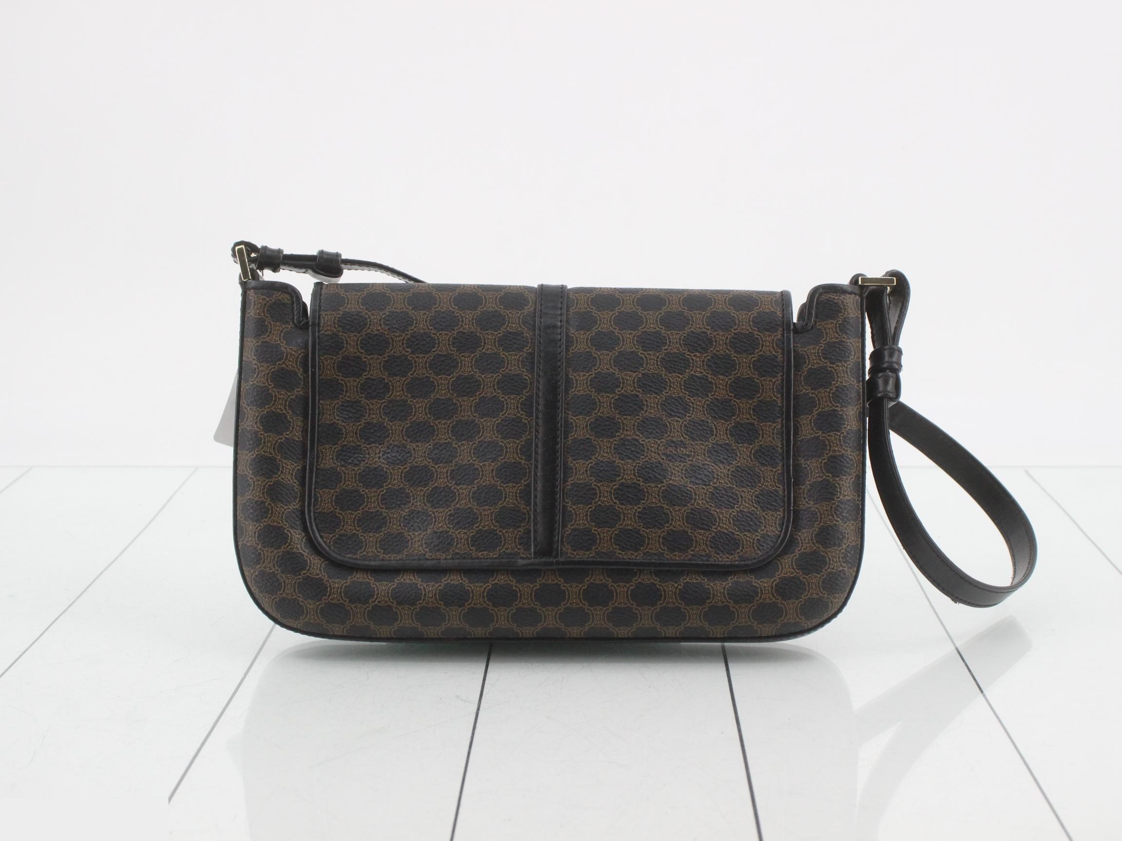 Other lines: Bags, One-shoulder bags, Black Macadam pattern — view 2