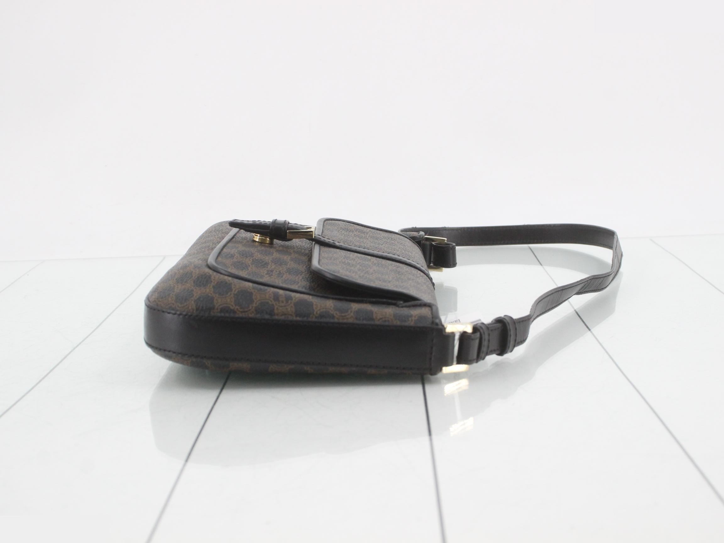 Other lines: Bags, One-shoulder bags, Black Macadam pattern — view 3