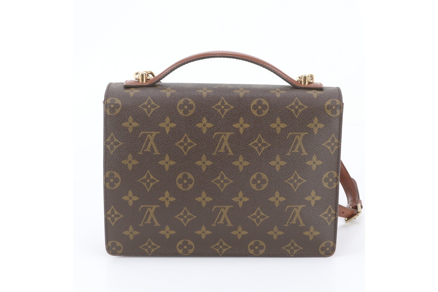 Monogram Monceau M51185 Leather 2-Way Shoulder Bag — view 4