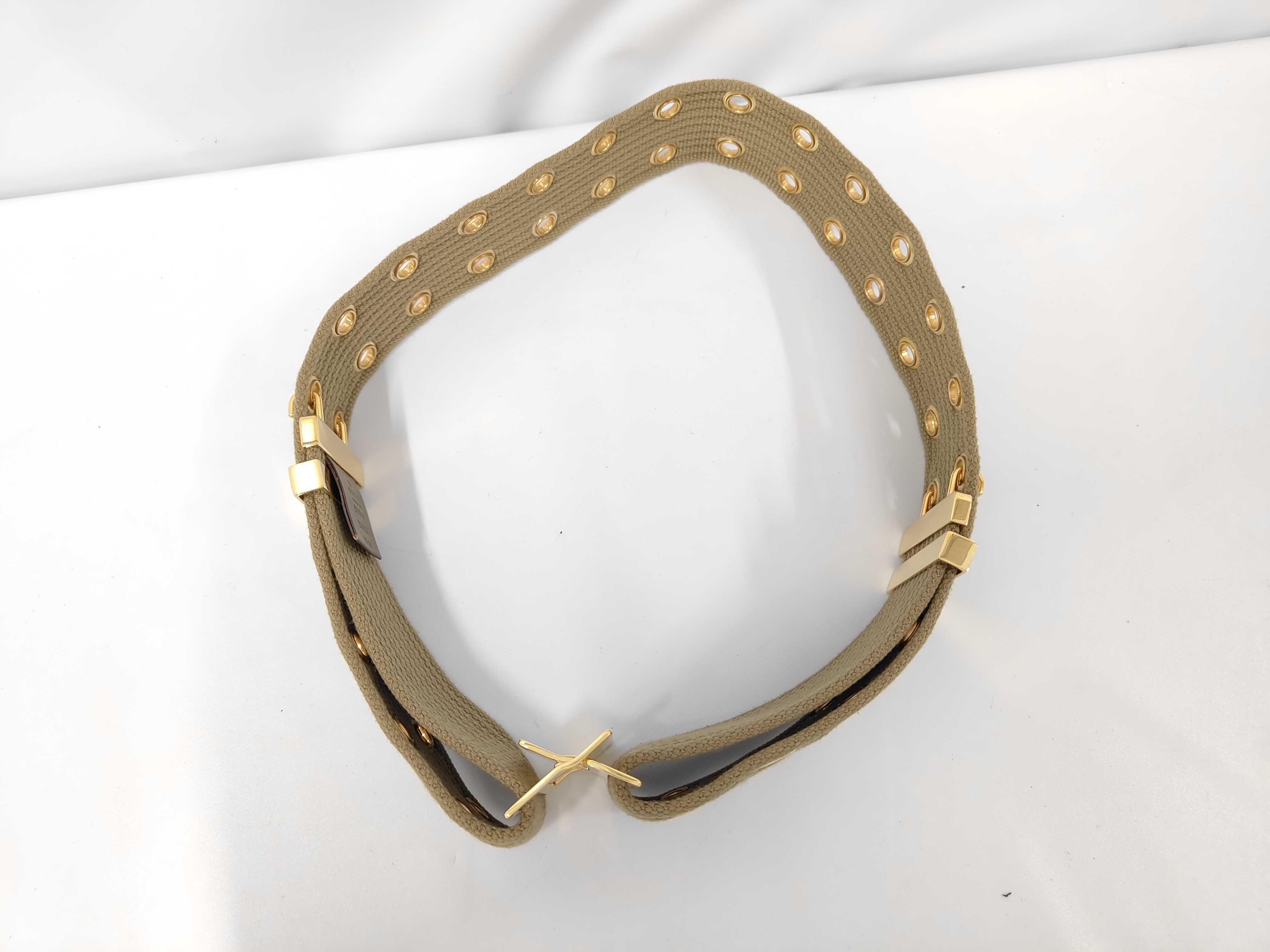 218364 Gold Canvas Belt — view 2