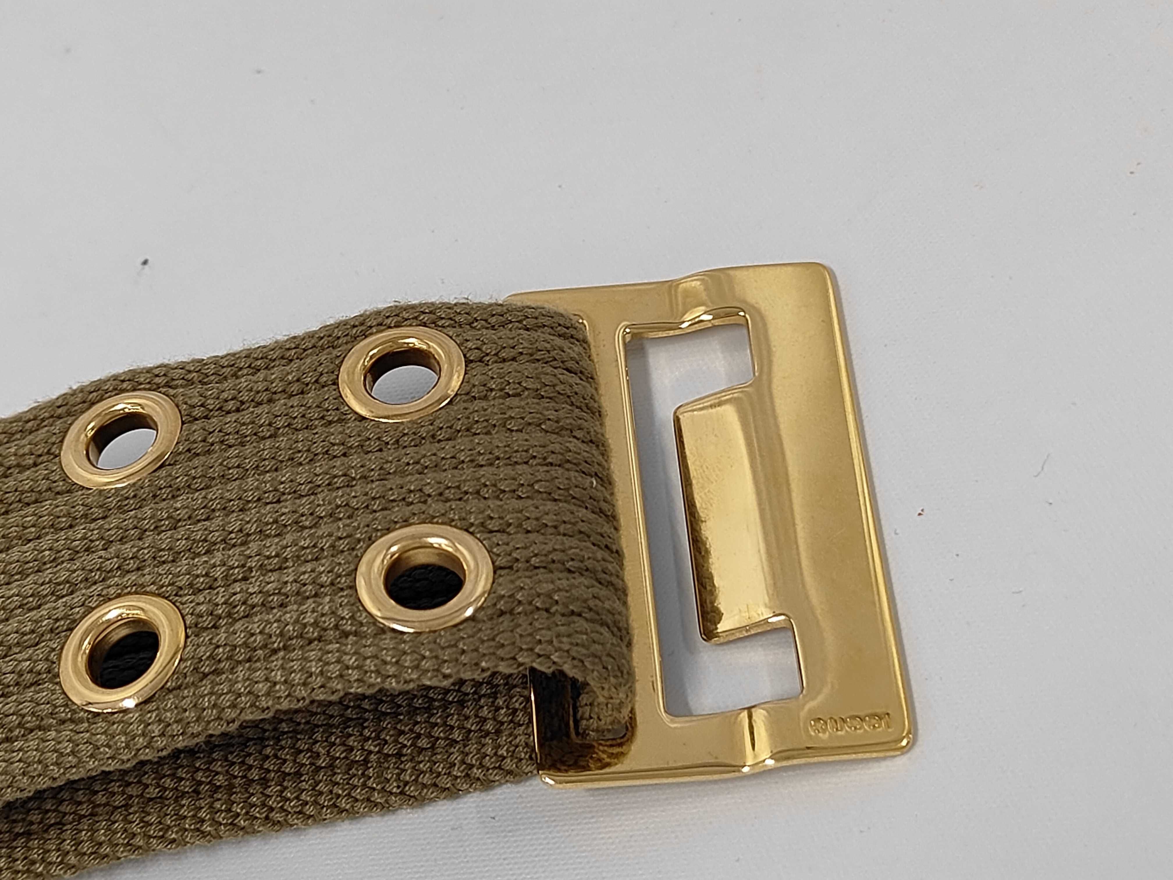 218364 Gold Canvas Belt — view 3