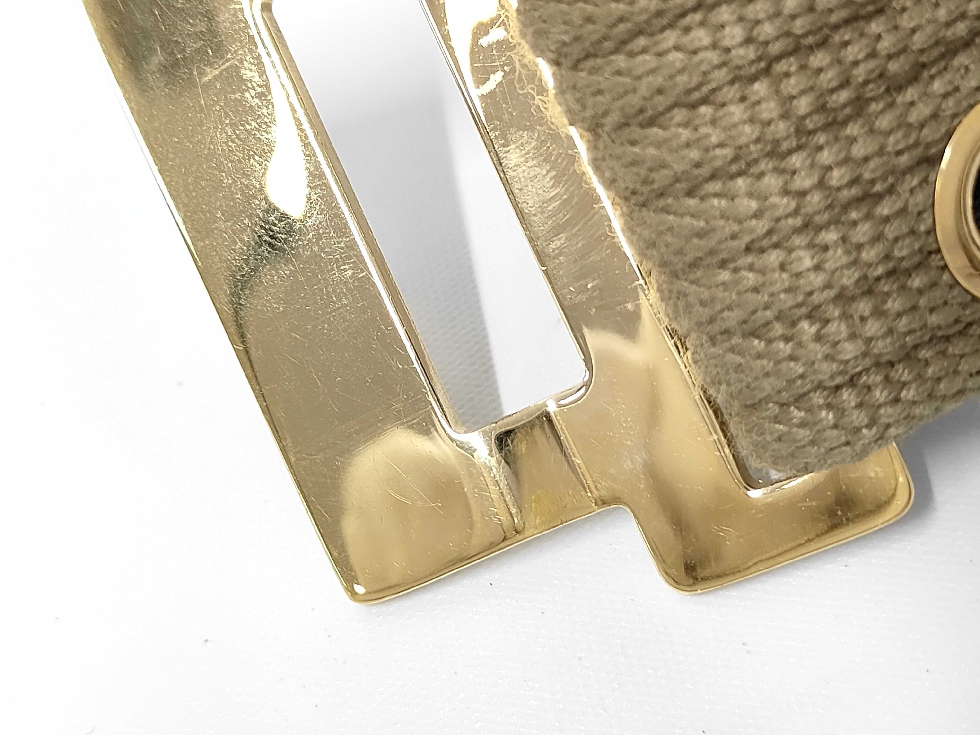 218364 Gold Canvas Belt — view 8