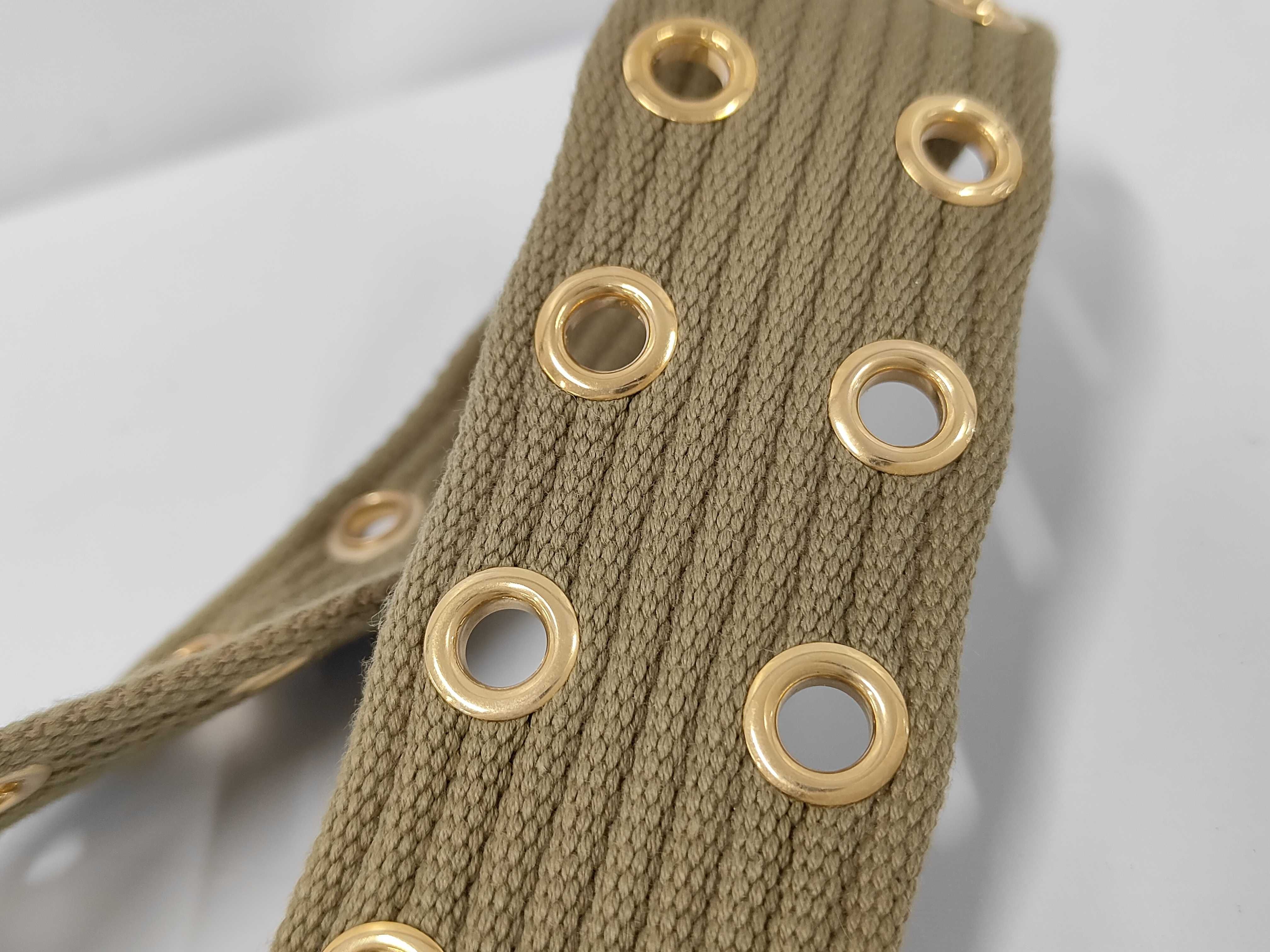 218364 Gold Canvas Belt — view 9