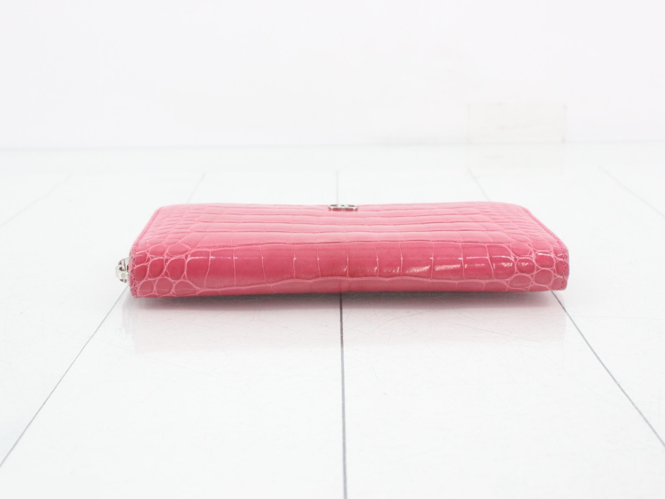 Crocodile long wallet, item number 19. — view 3