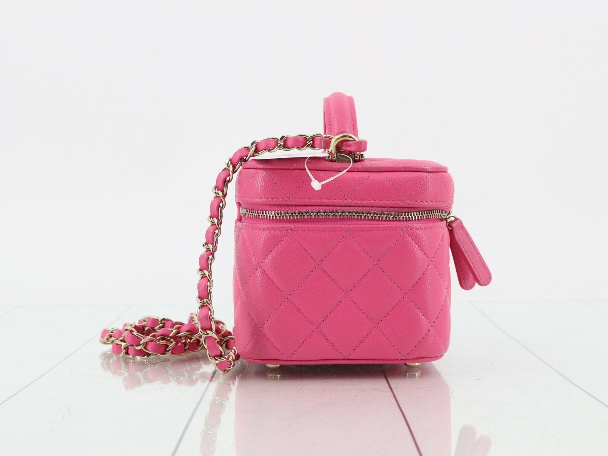 Matelassé Vanity Chain Shoulder Bag — view 4