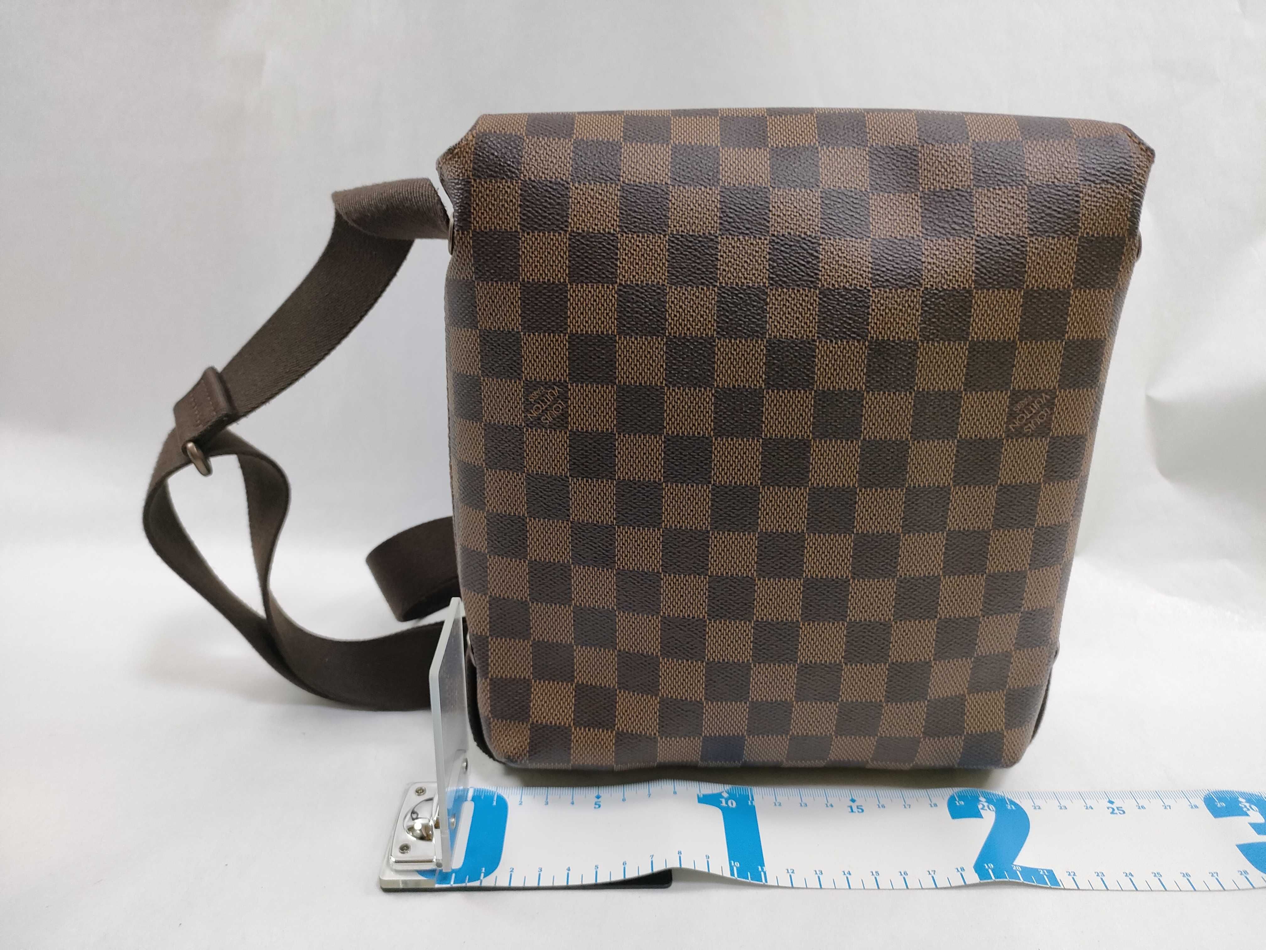 Damier Brooklyn PM N51210 Brown Flap Shoulder Bag SR3078 — view 2