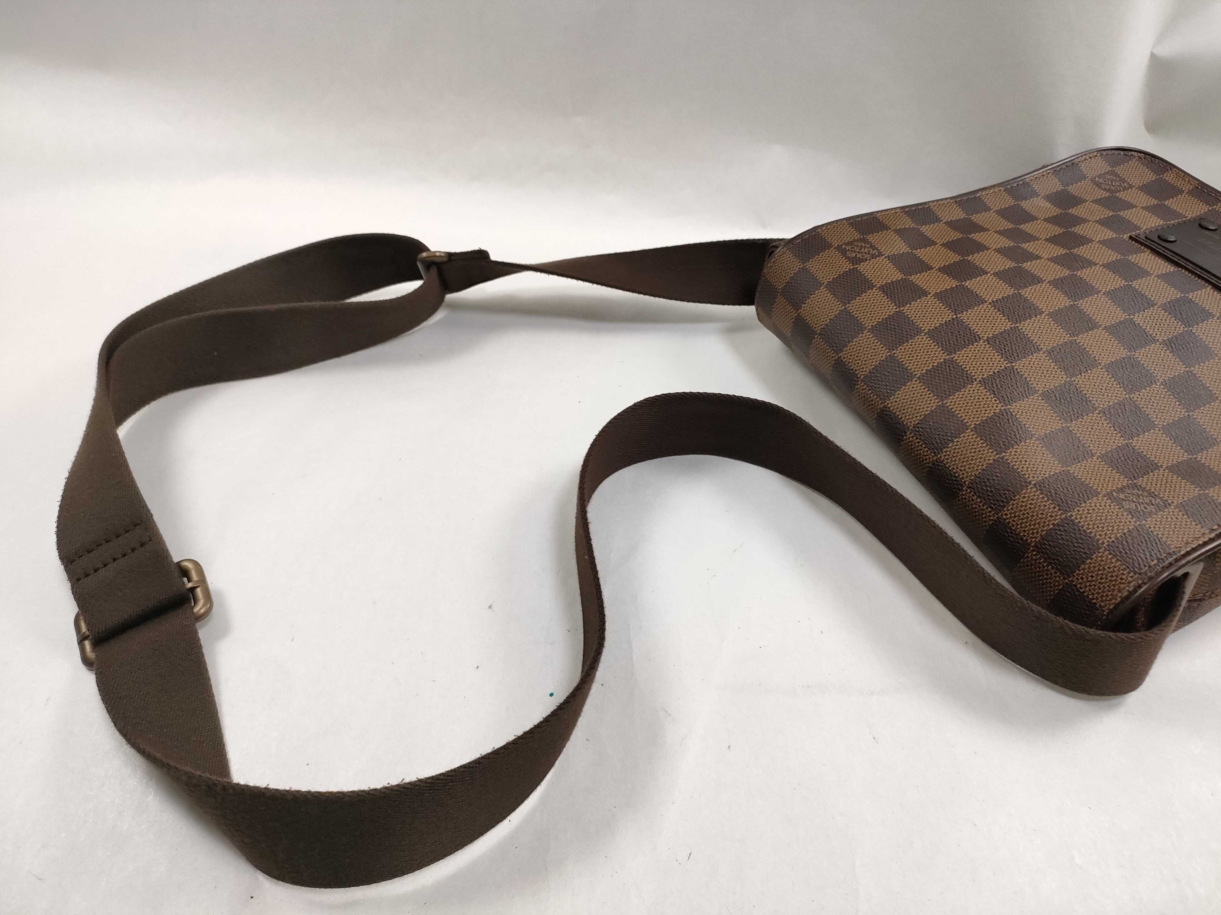 Damier Brooklyn PM N51210 Brown Flap Shoulder Bag SR3078 — view 3