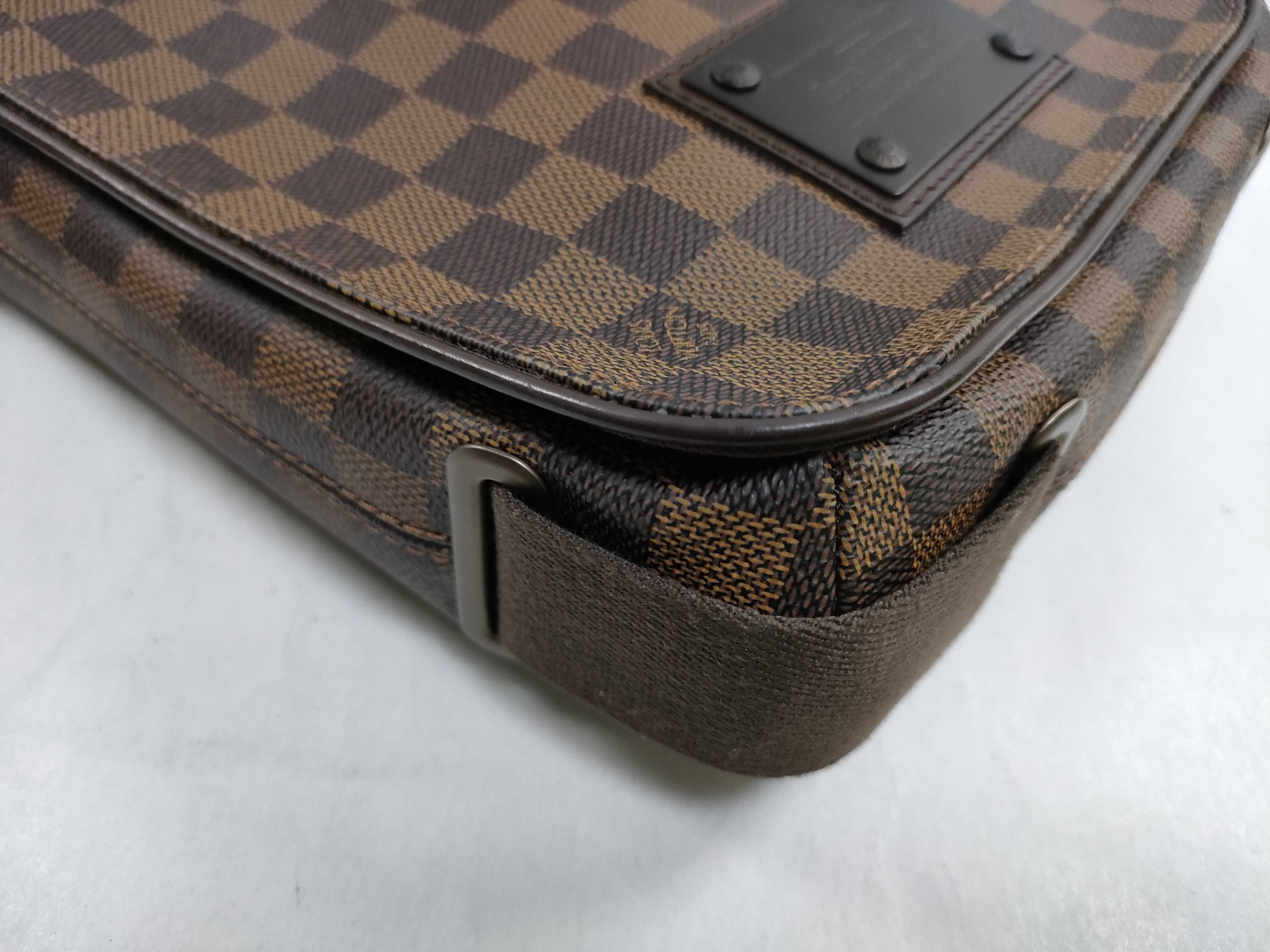 Damier Brooklyn PM N51210 Brown Flap Shoulder Bag SR3078 — view 6