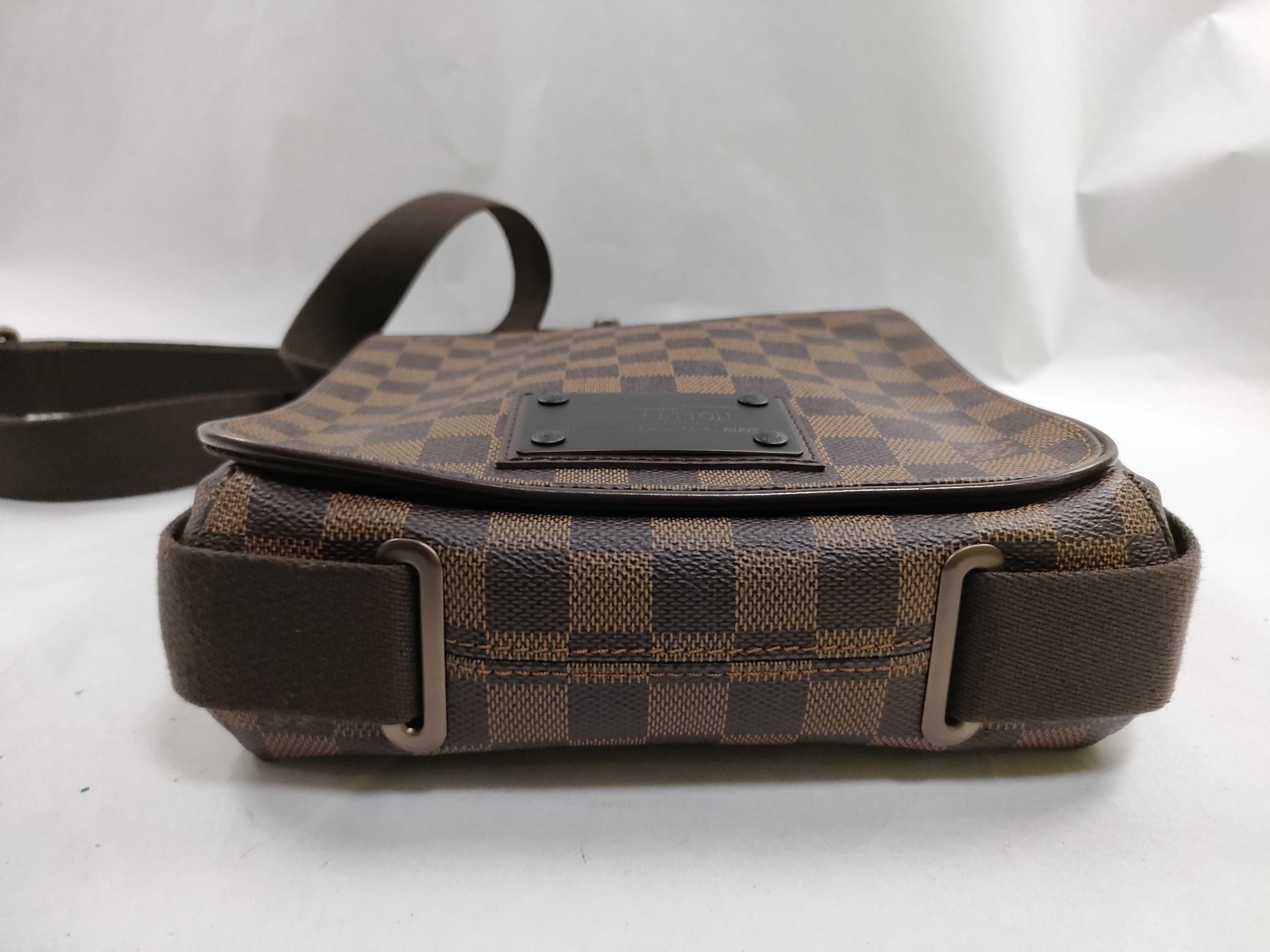 Damier Brooklyn PM N51210 Brown Flap Shoulder Bag SR3078 — view 7