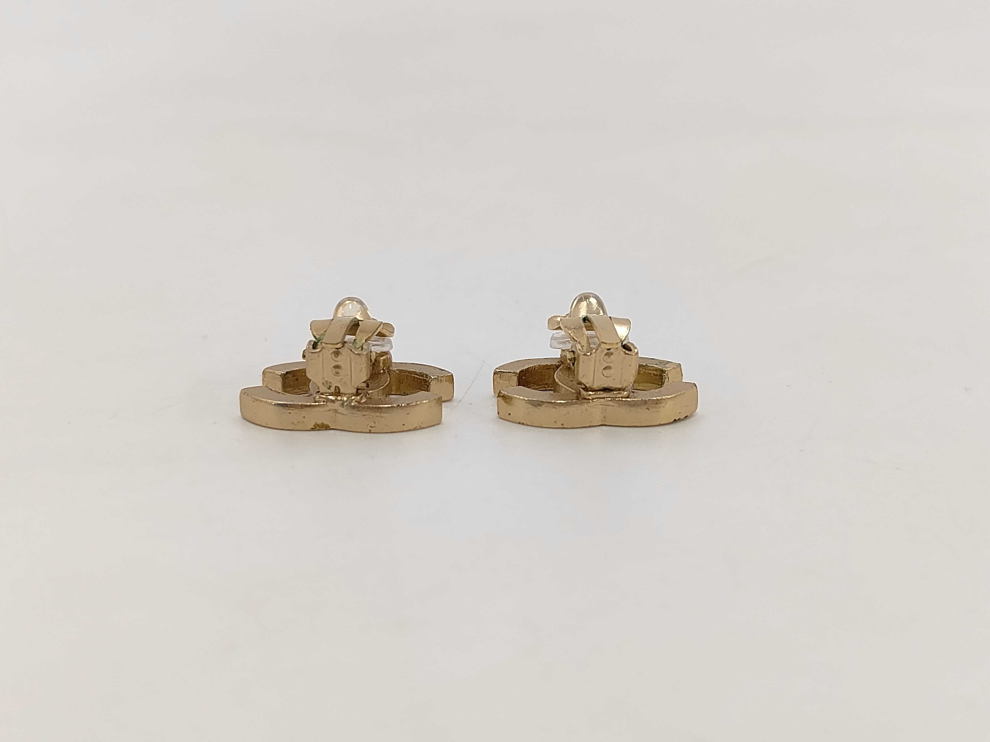 Coco Mark Gold Earrings 03A — view 4