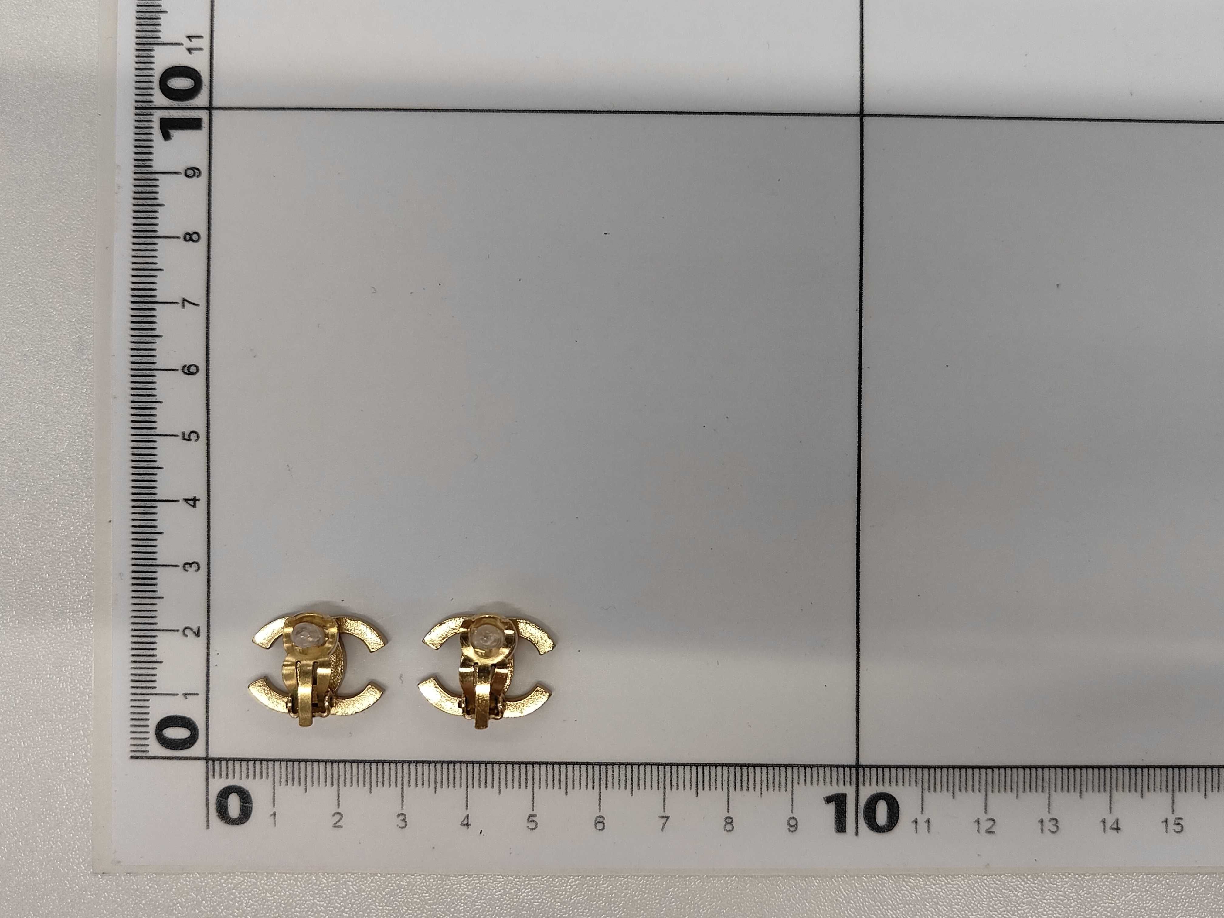 Coco Mark Gold Earrings 03A — view 6