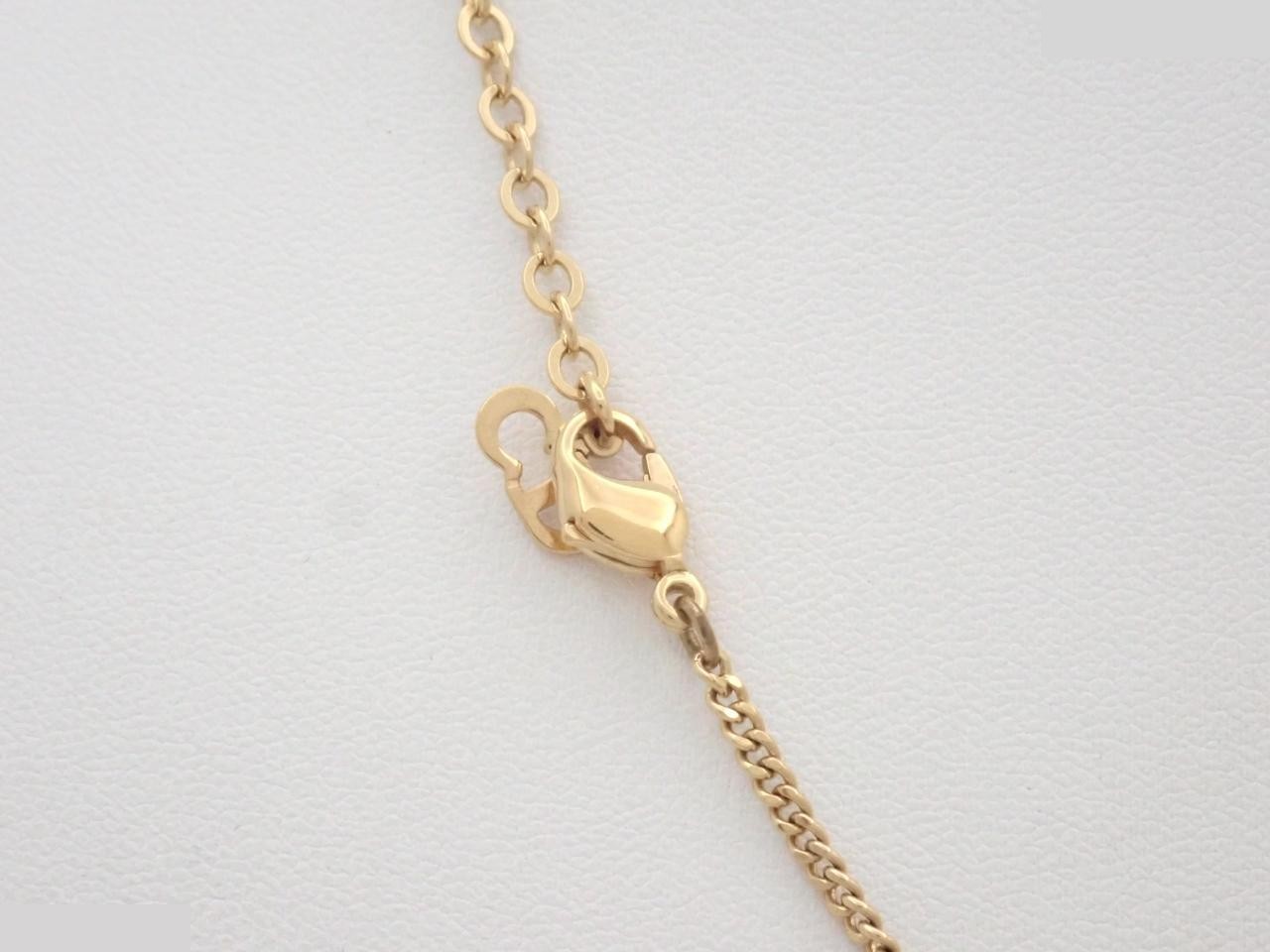 Gold necklace, chain approximately 43cm — view 2