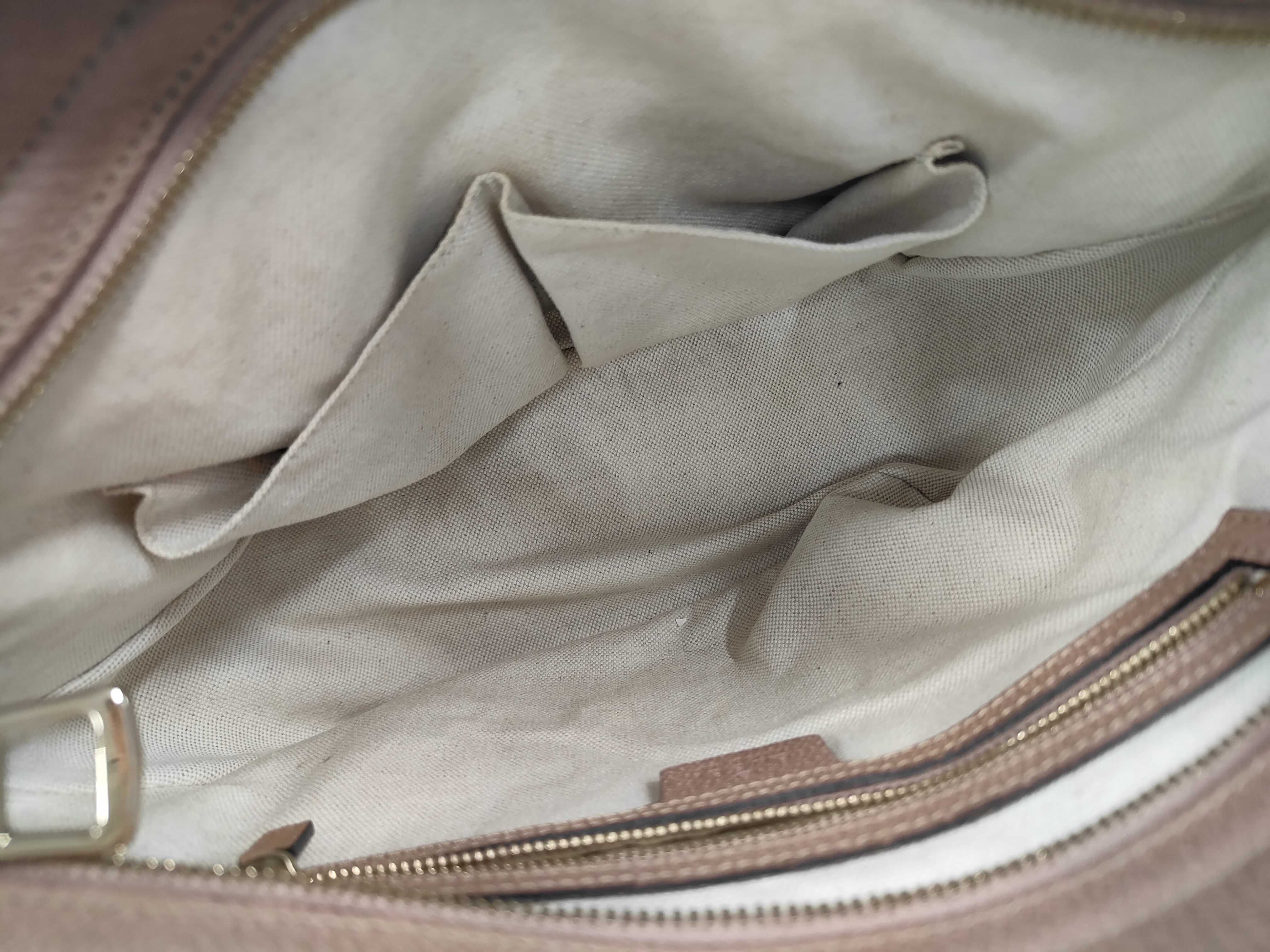 GG Canvas and Leather Tote Bag — view 7