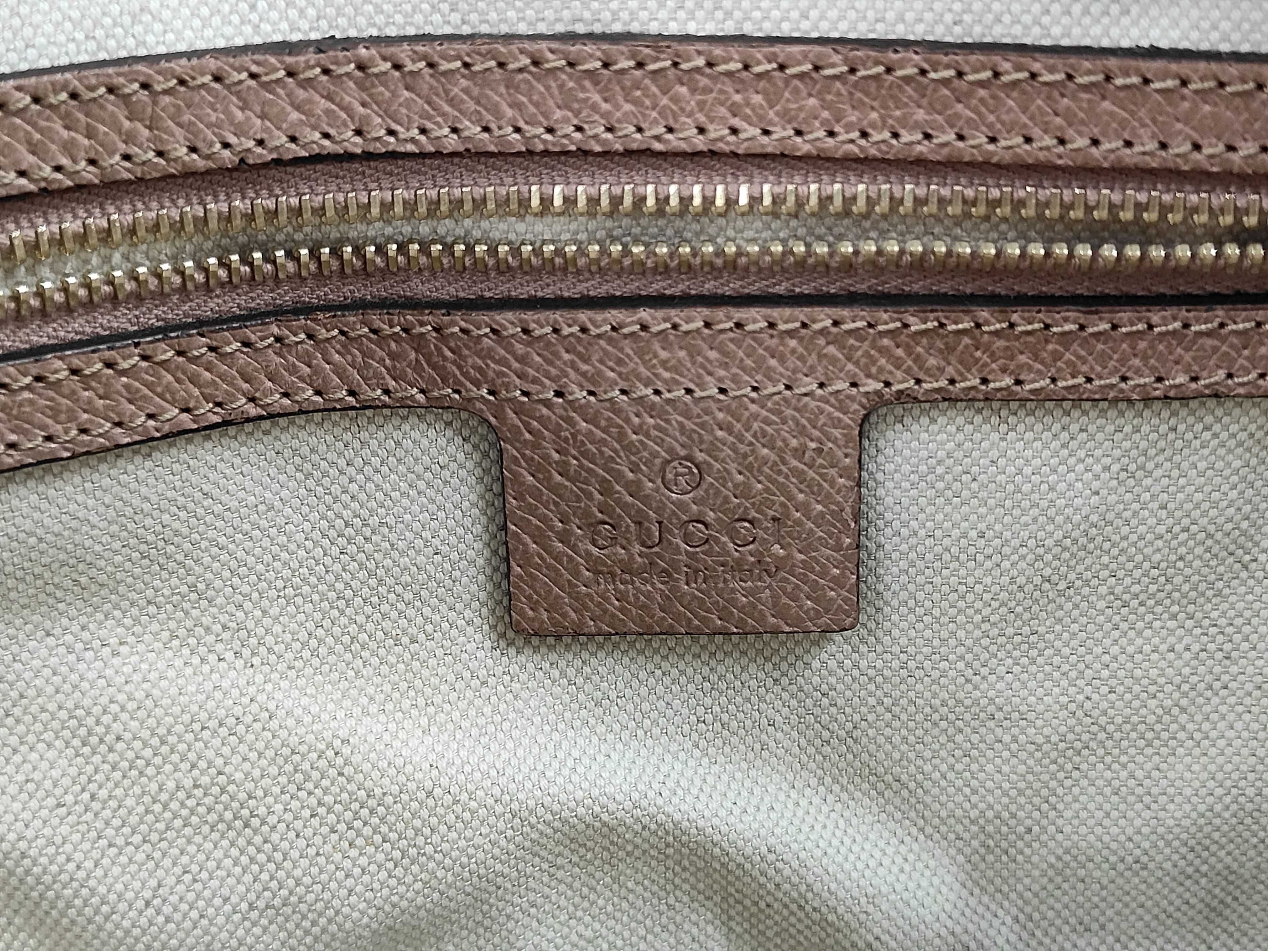 GG Canvas and Leather Tote Bag — view 8