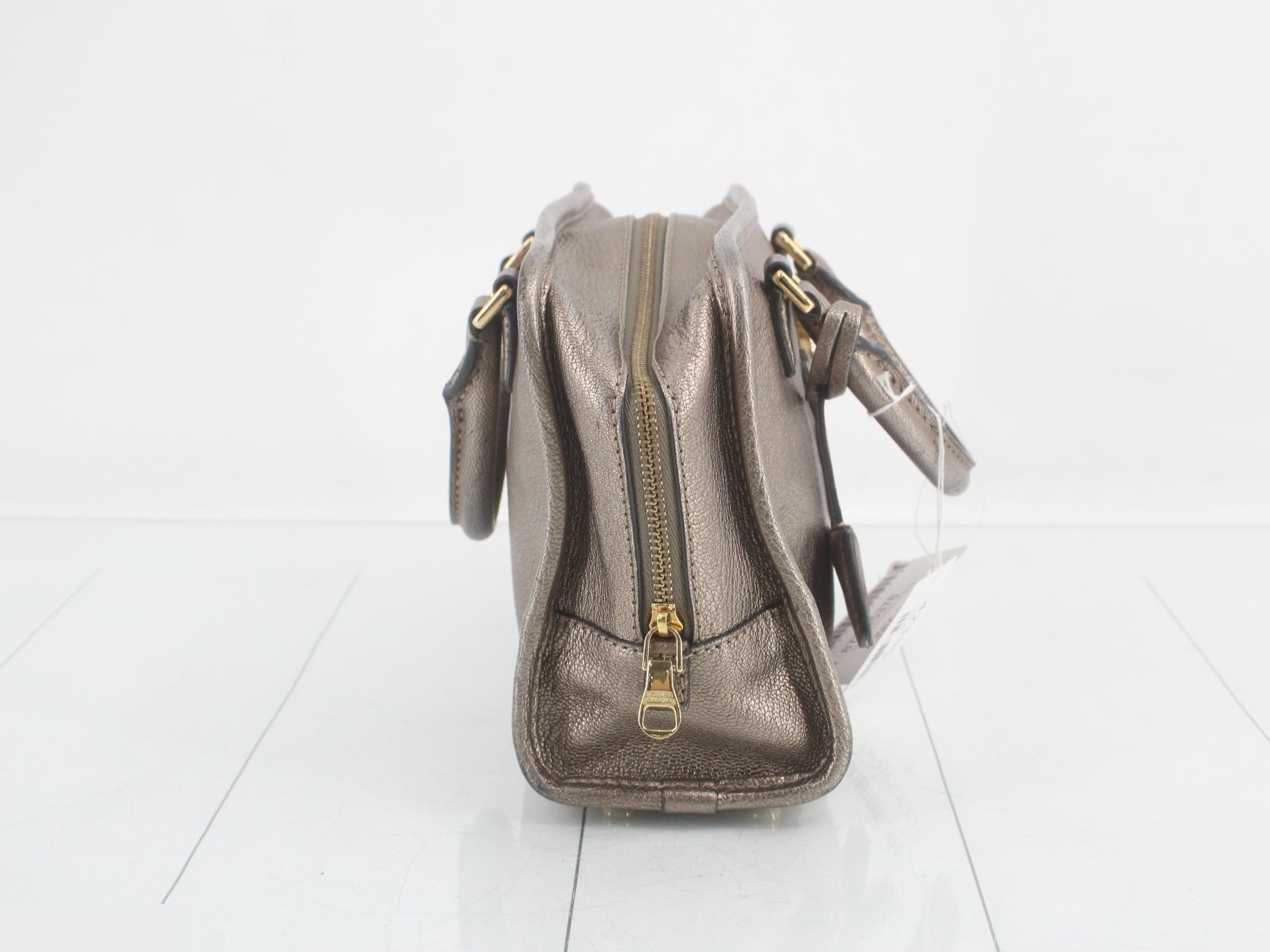 Anagram Mini Handbag Bronze — view 4