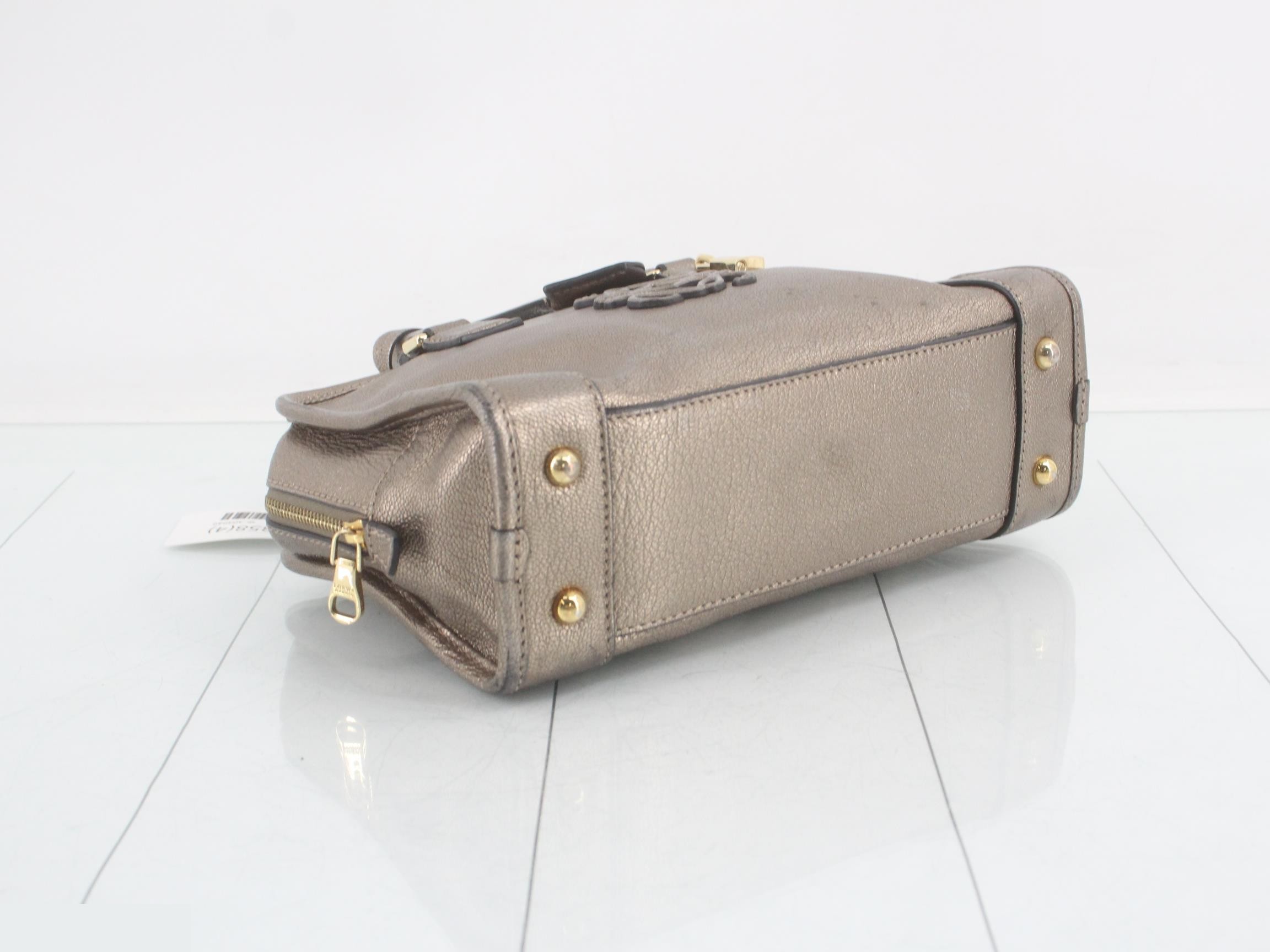 Anagram Mini Handbag Bronze — view 5