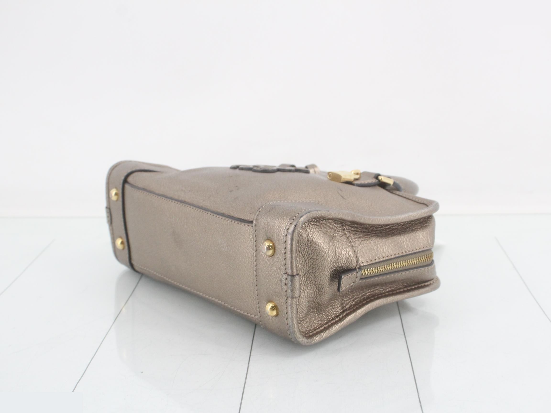Anagram Mini Handbag Bronze — view 6