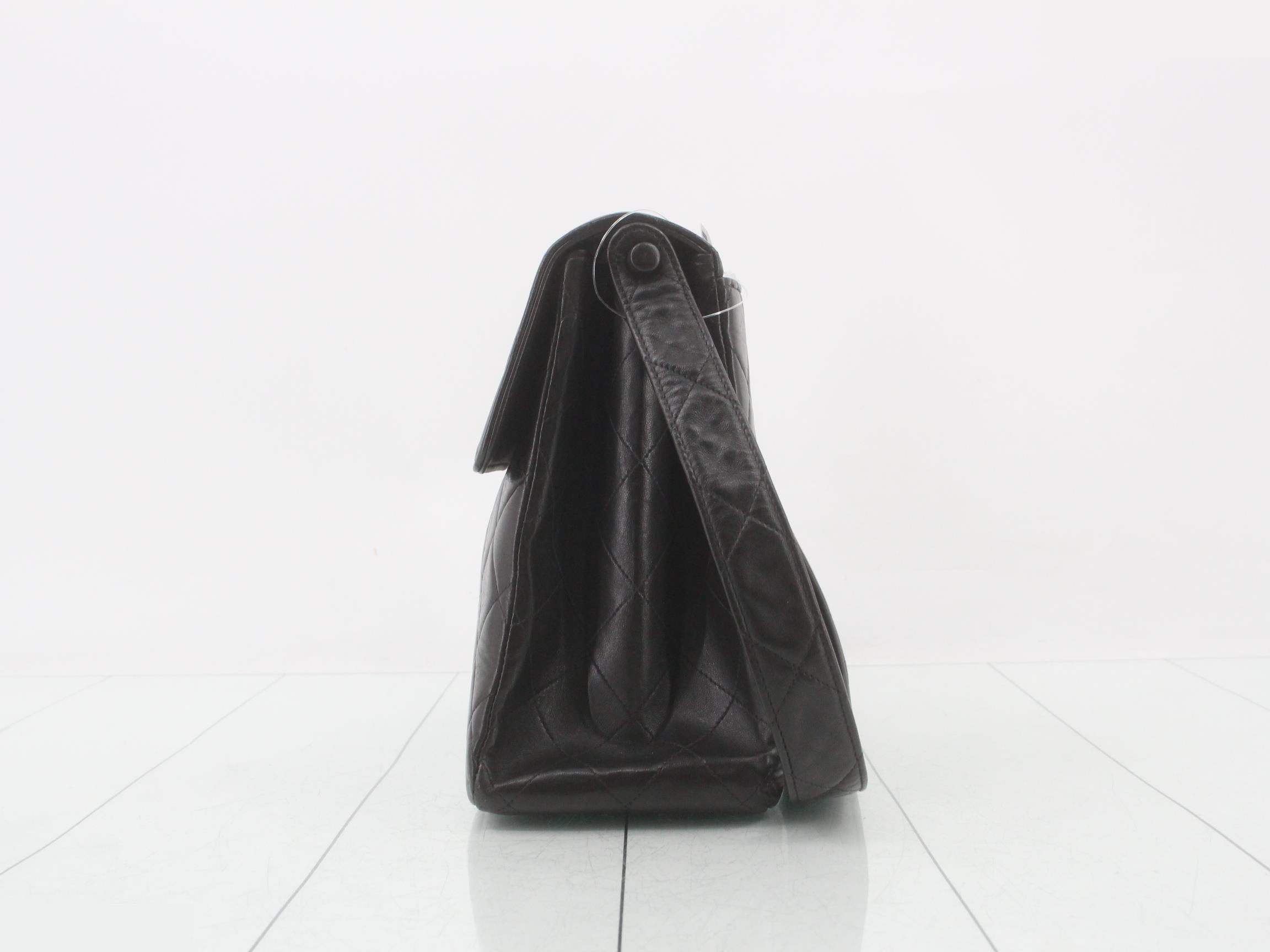 Lambskin Matelassé Black Shoulder Bag, Series 5 — view 3