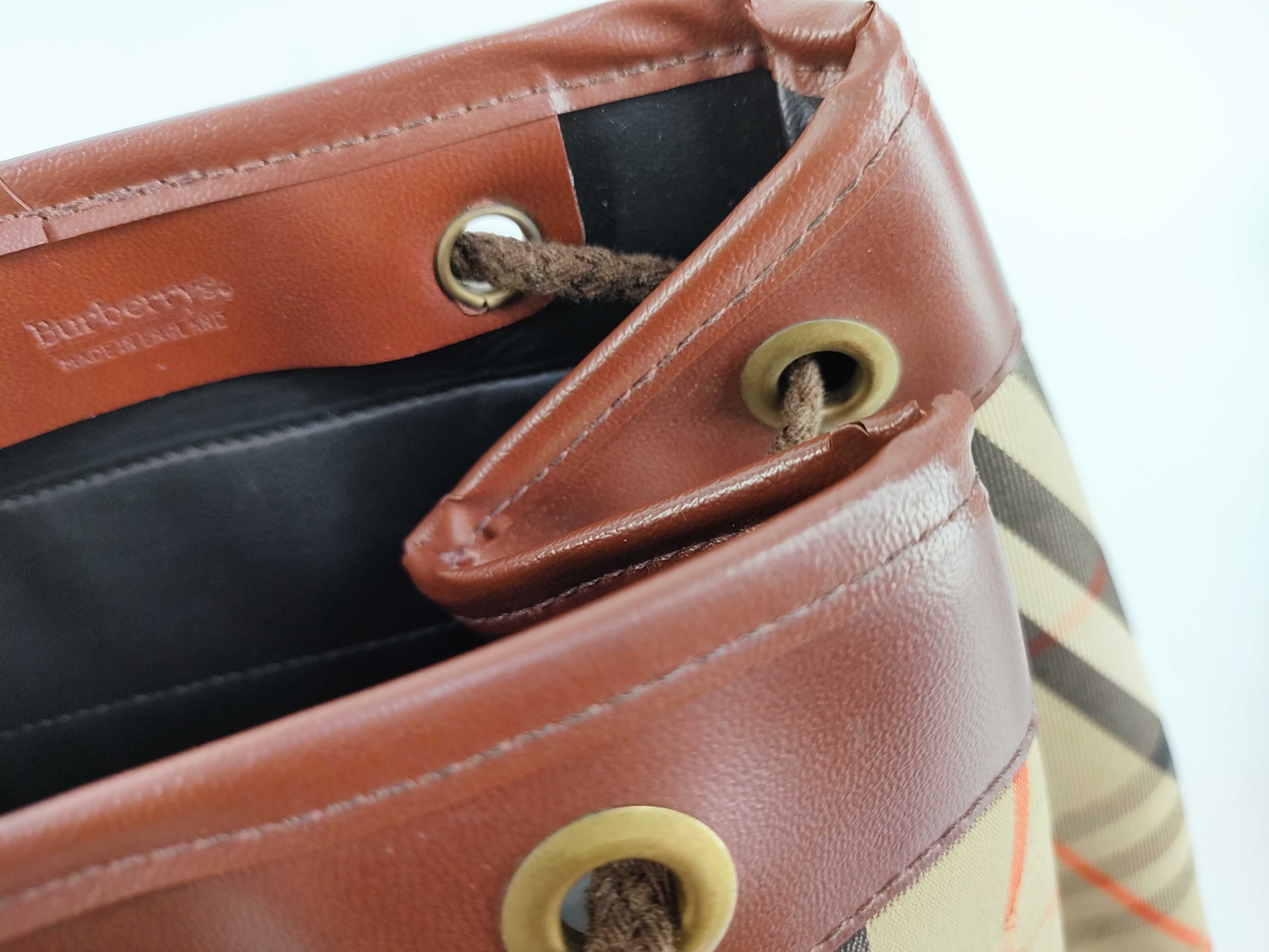 Backpack Canvas Check Nova Check Rucksack — view 12