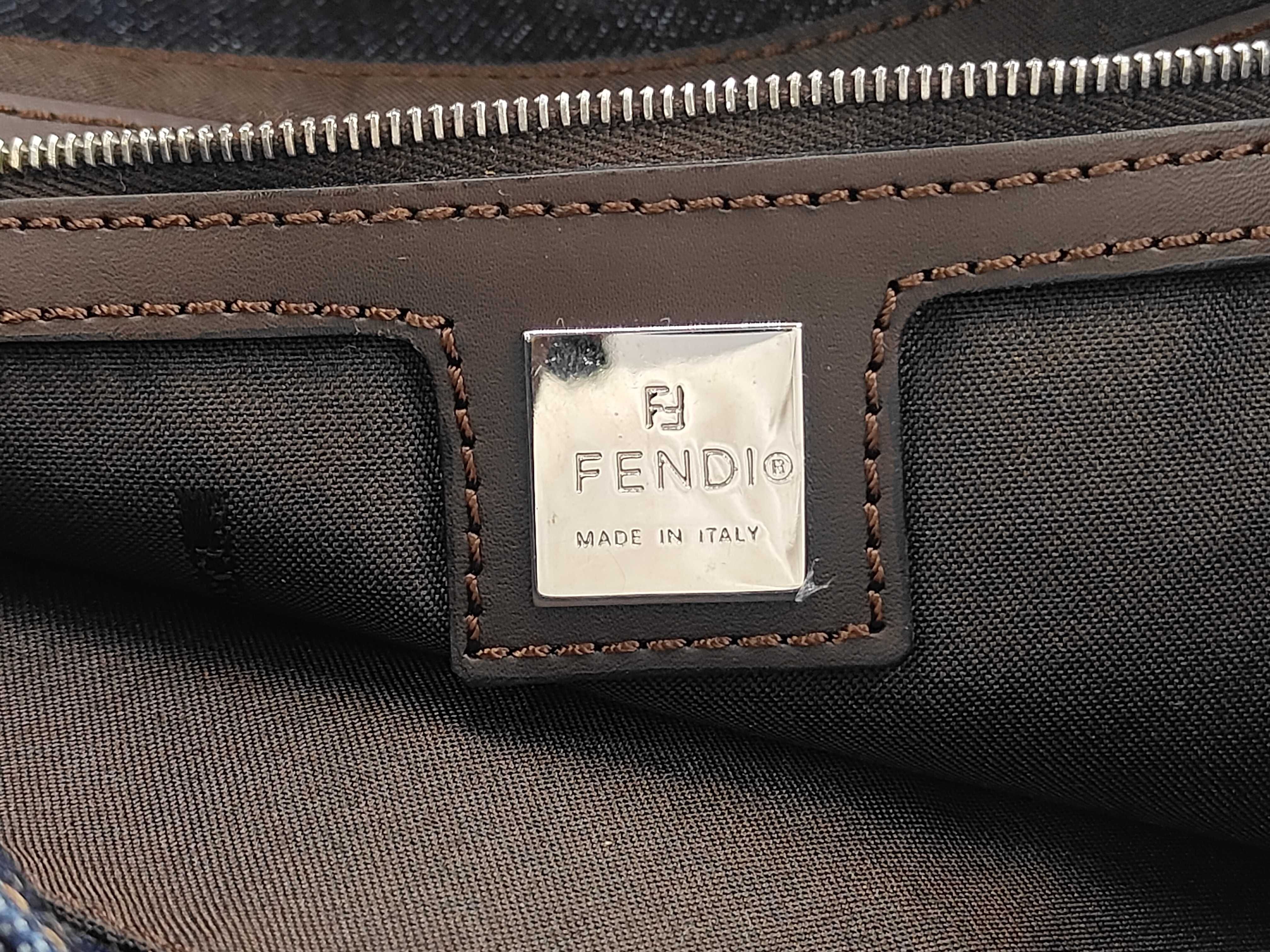 handbag, Mamma Bucket denim shoulder bag — view 11