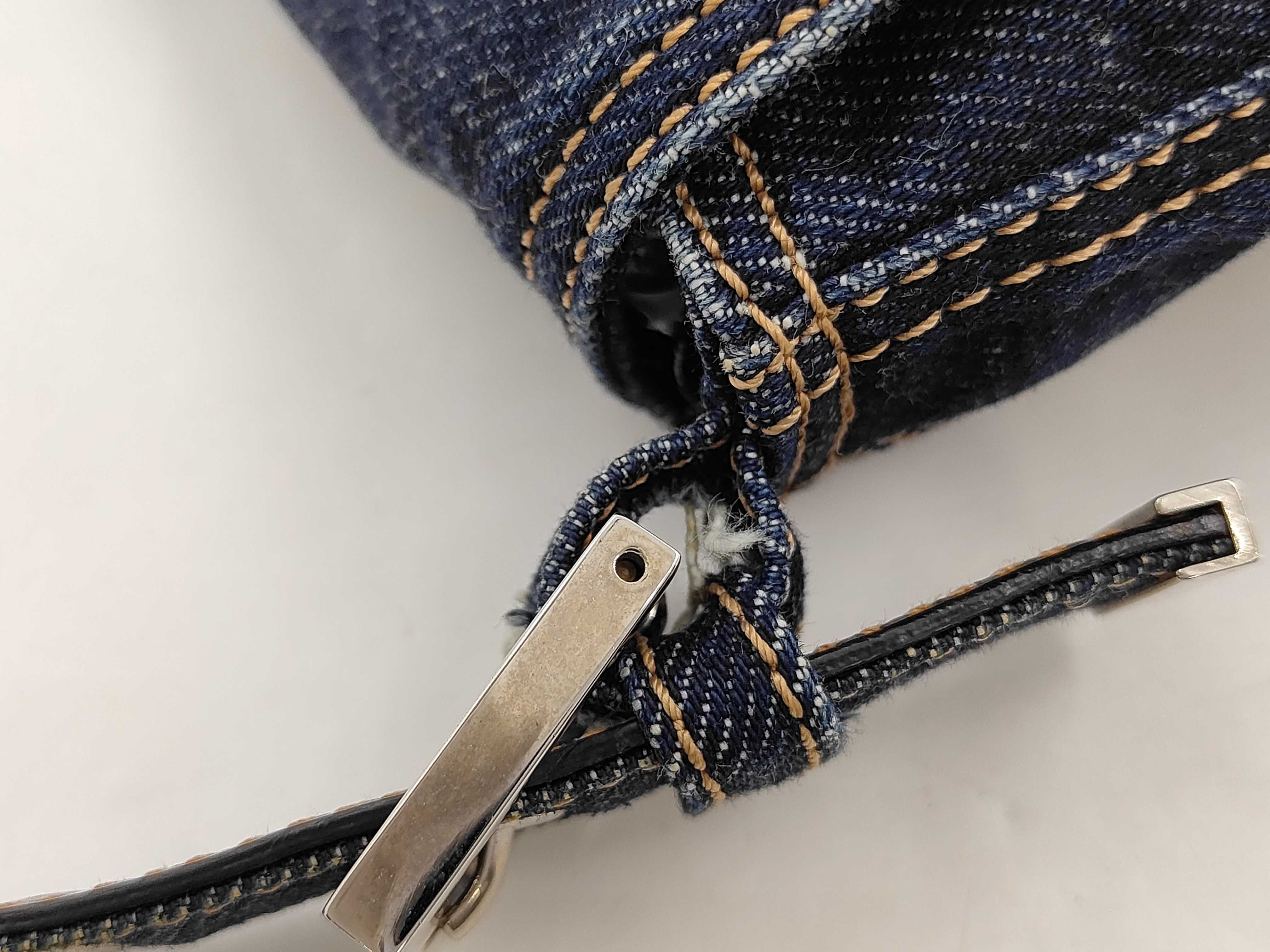 handbag, Mamma Bucket denim shoulder bag — view 5