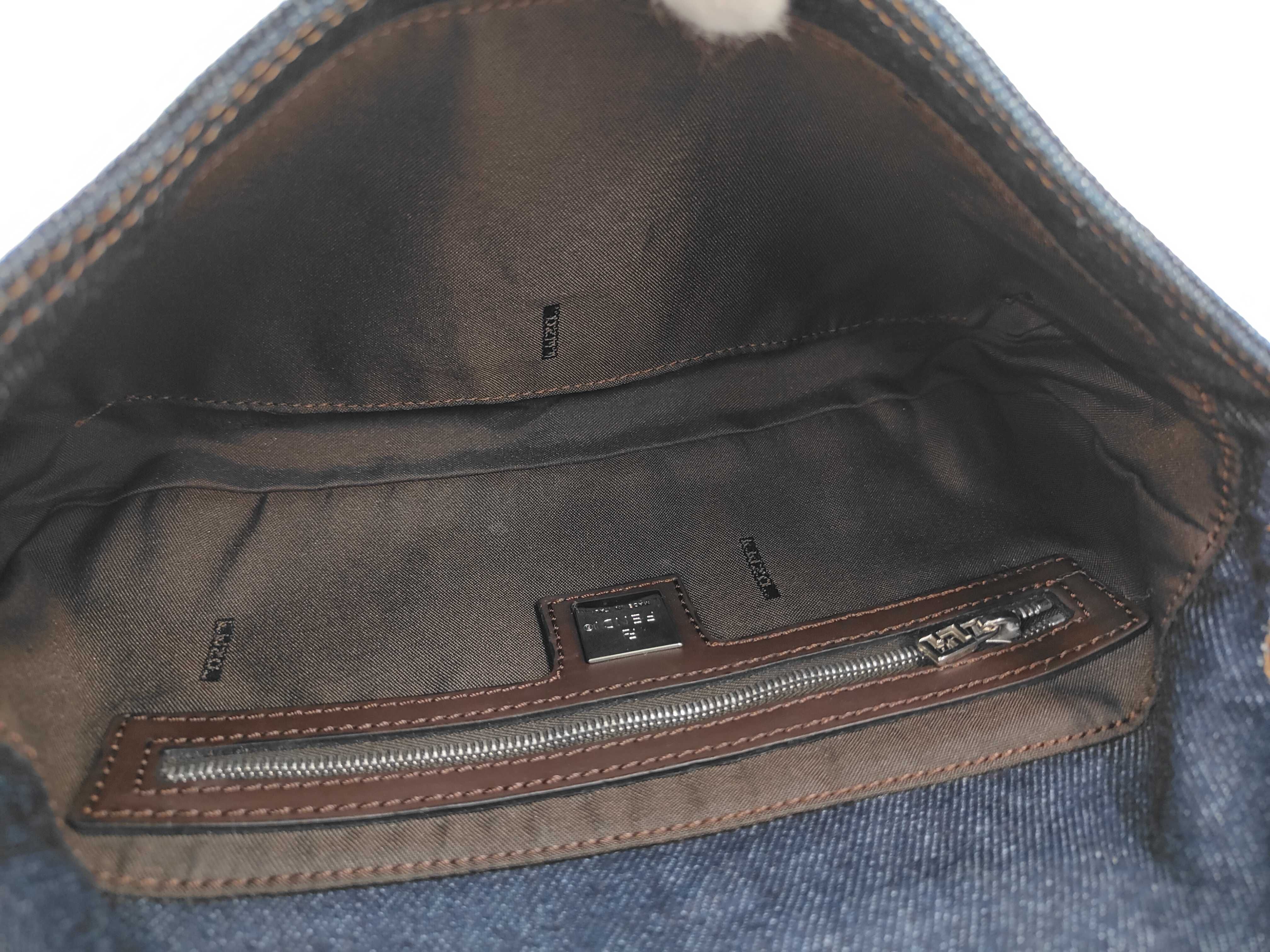 handbag, Mamma Bucket denim shoulder bag — view 9