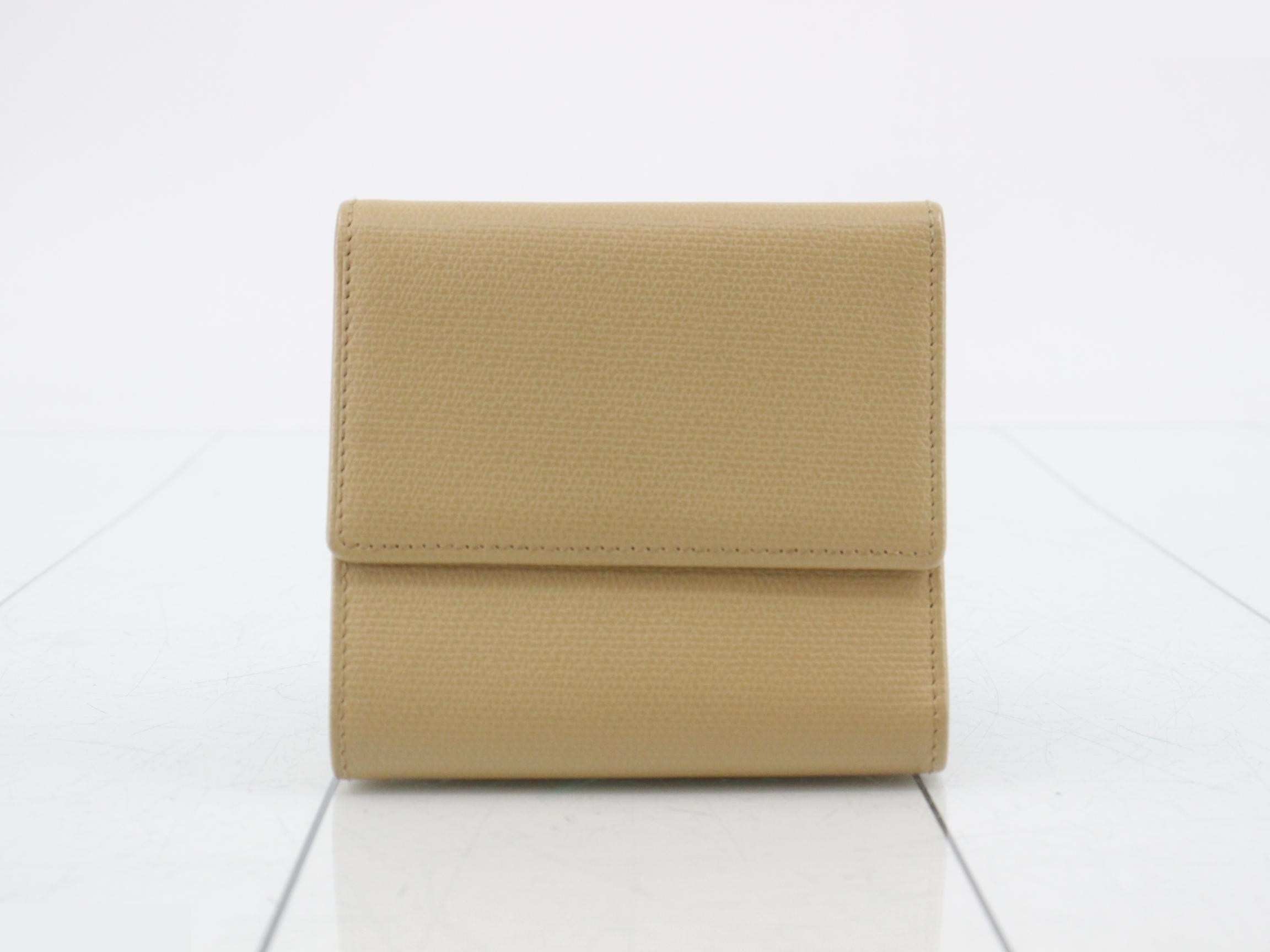 Coco Button Double Snap Wallet, Beige, Series 10 — view 2