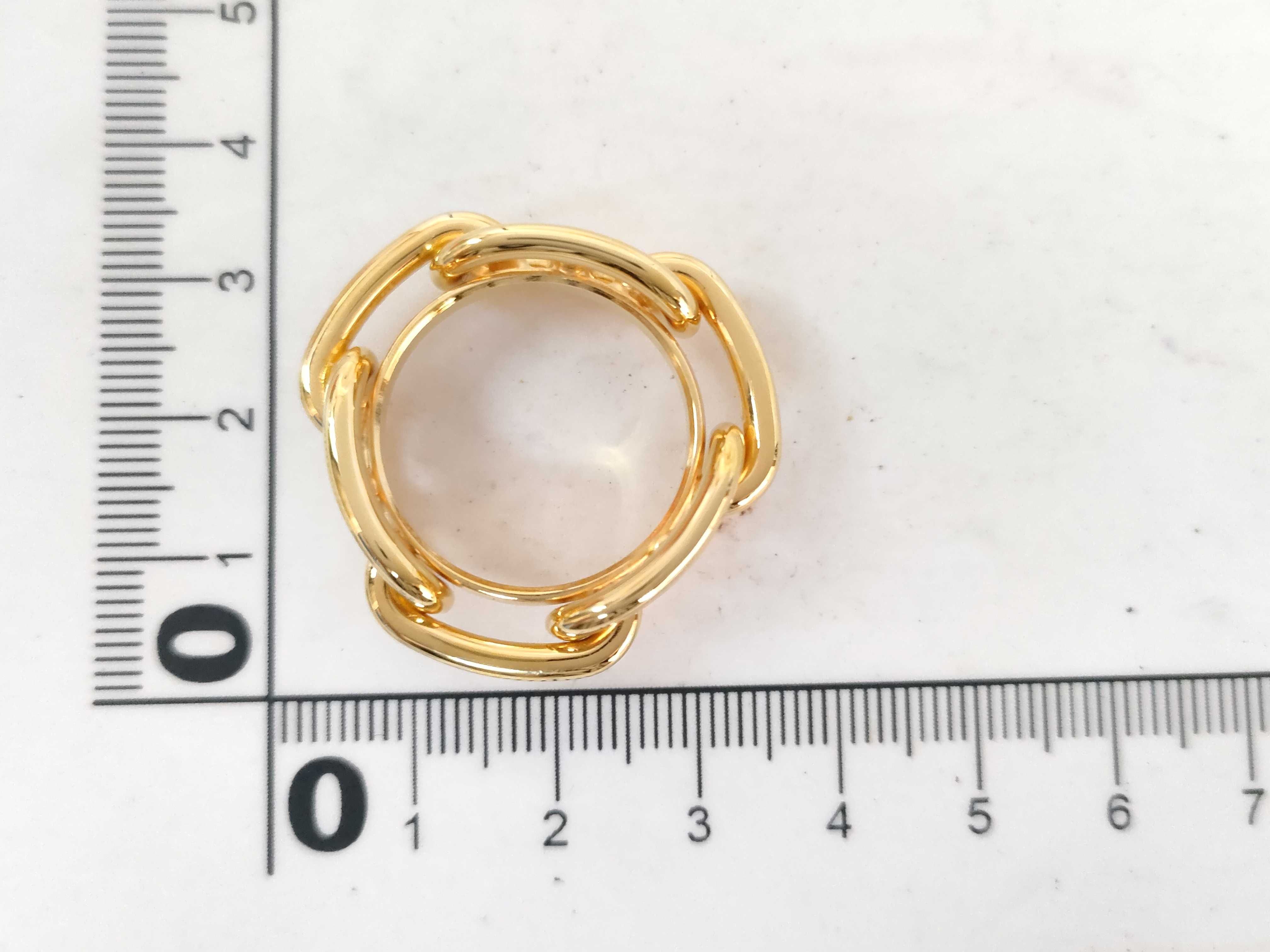 Chaine d'Ancre Scarf Ring, Gold, Other Accessories — view 2