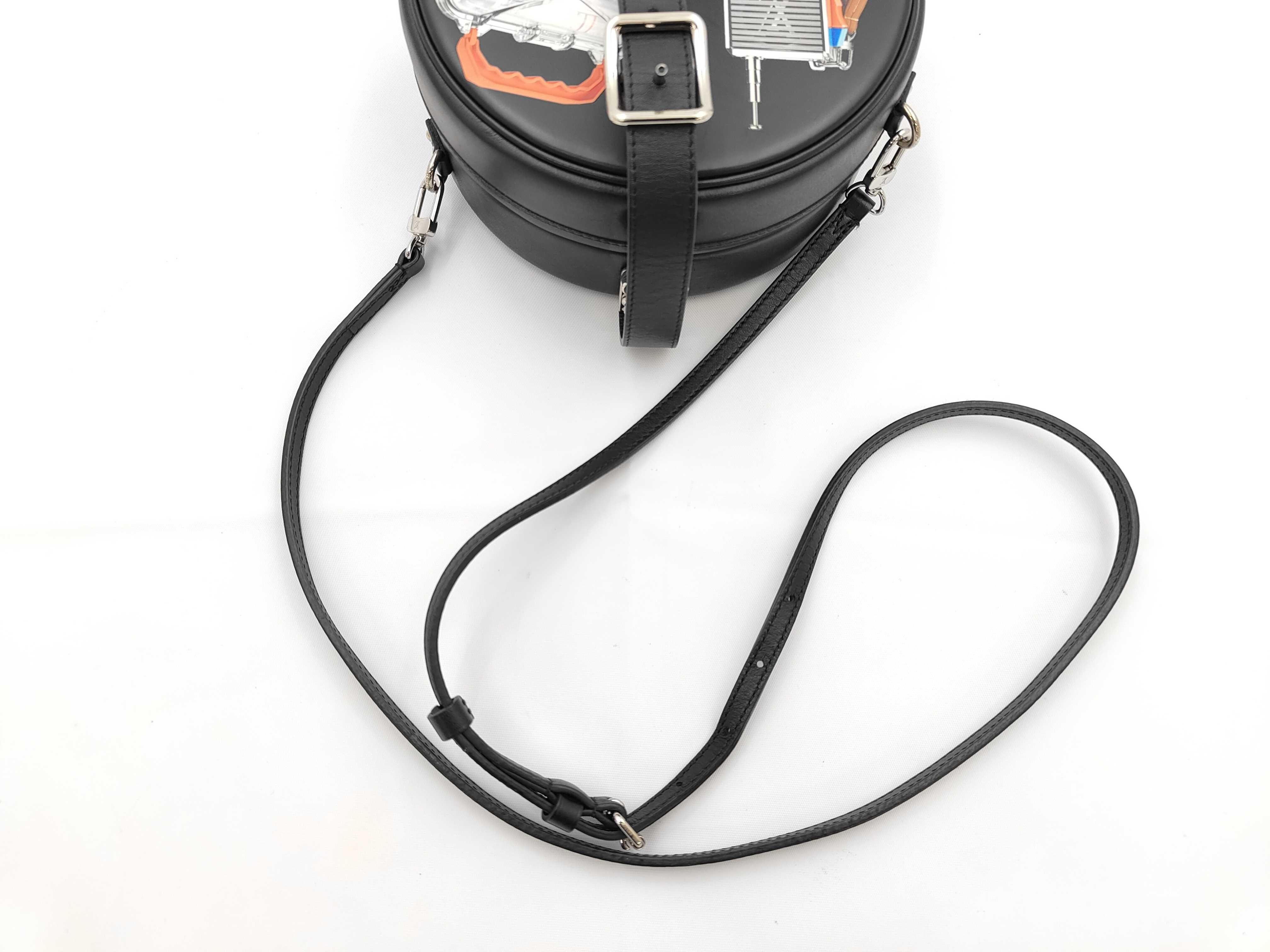Petite Boite Chapeau M43659 PL2108 Black RFID detected shoulder bag — view 3
