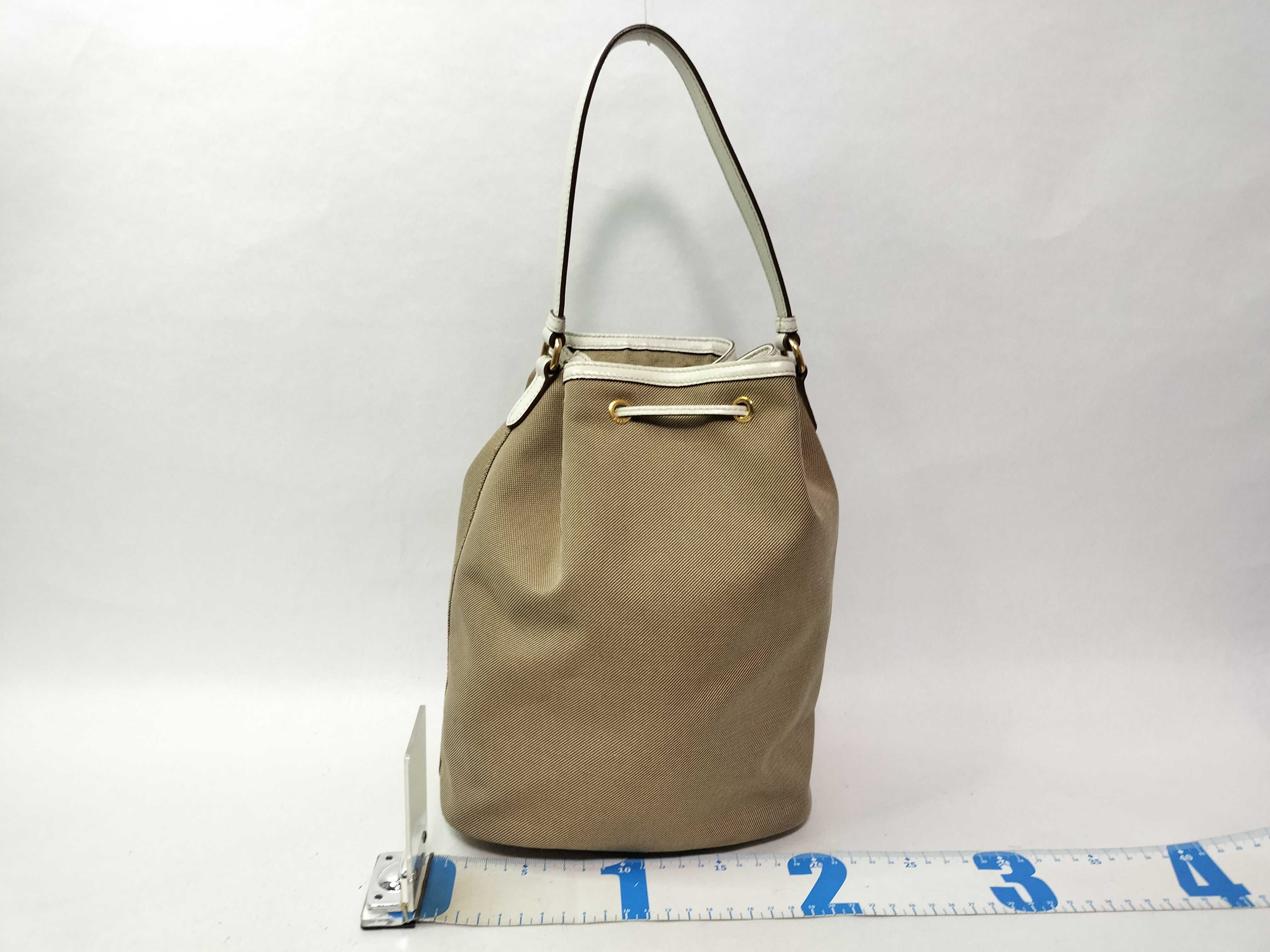 BAG JACQUARD LOGO BUCKET DRAWSTRING 2WAY 1BH097 Handbag — view 2